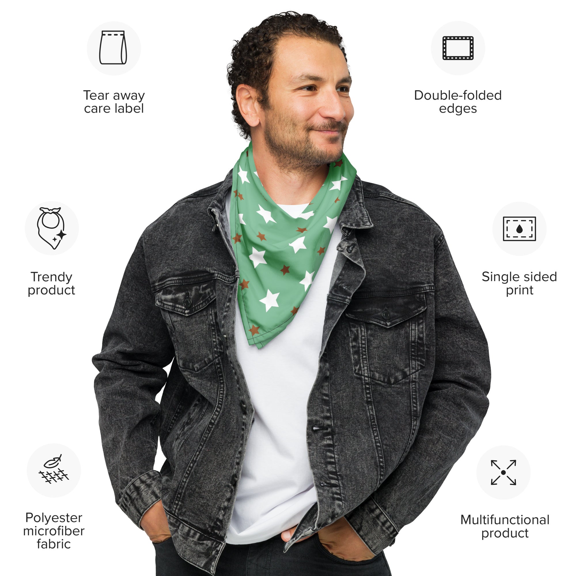 Cool Dad Bandana, Father Gift Bandana, Stylish Papa Neck Scarf, Dad Style Neckwear, Fatherly Bandana, Best Papa Bandana, Father’s Day Present