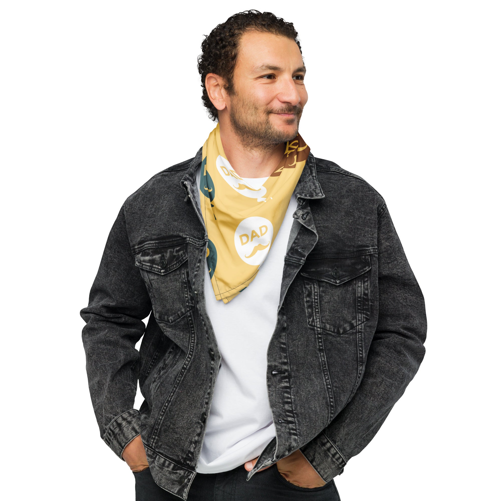 Cool Dad Bandana, Father Gift Bandana, Stylish Papa Neck Scarf, Dad Style Neckwear, Fatherly Bandana, Best Papa Bandana, Father’s Day Present