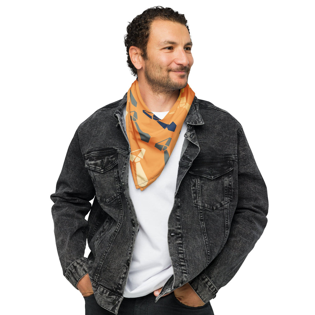 Cool Dad Bandana, Father Gift Bandana, Stylish Papa Neck Scarf, Dad Style Neckwear, Fatherly Bandana, Best Papa Bandana, Father’s Day Present