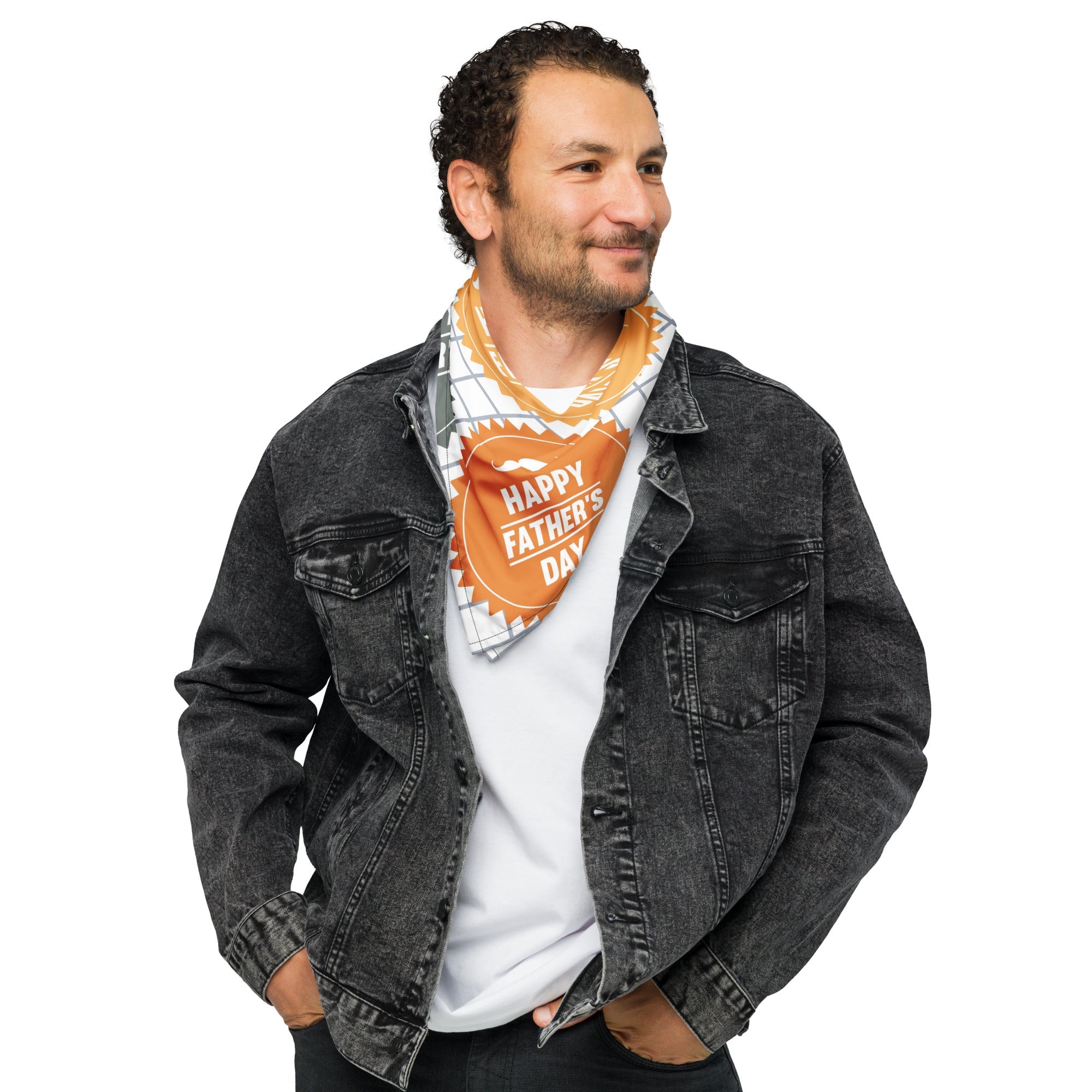 Cool Dad Bandana, Father Gift Bandana, Stylish Papa Neck Scarf, Dad Style Neckwear, Fatherly Bandana, Best Papa Bandana, Father’s Day Present