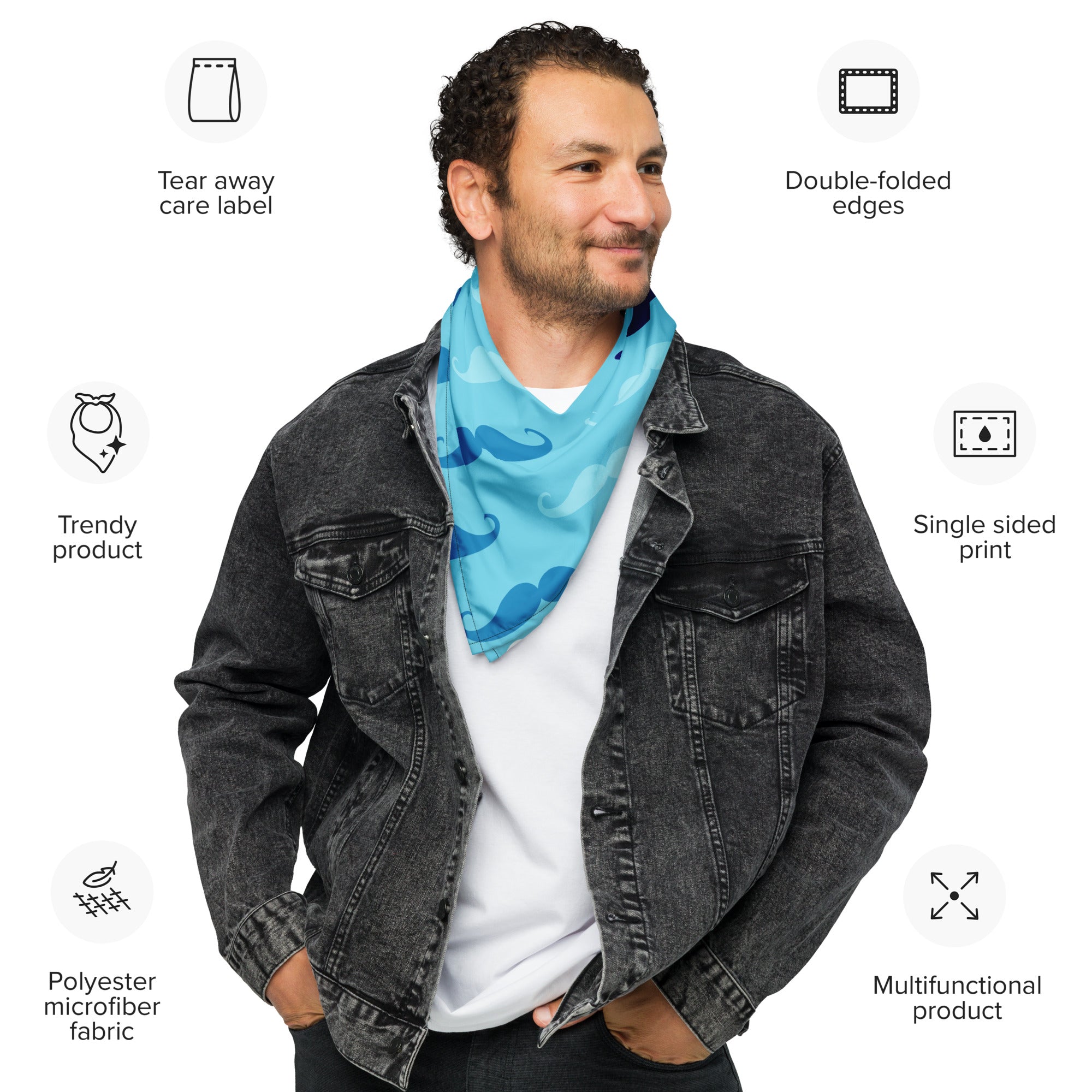 Cool Dad Bandana, Father Gift Bandana, Stylish Papa Neck Scarf, Dad Style Neckwear, Fatherly Bandana, Best Papa Bandana, Father’s Day Present