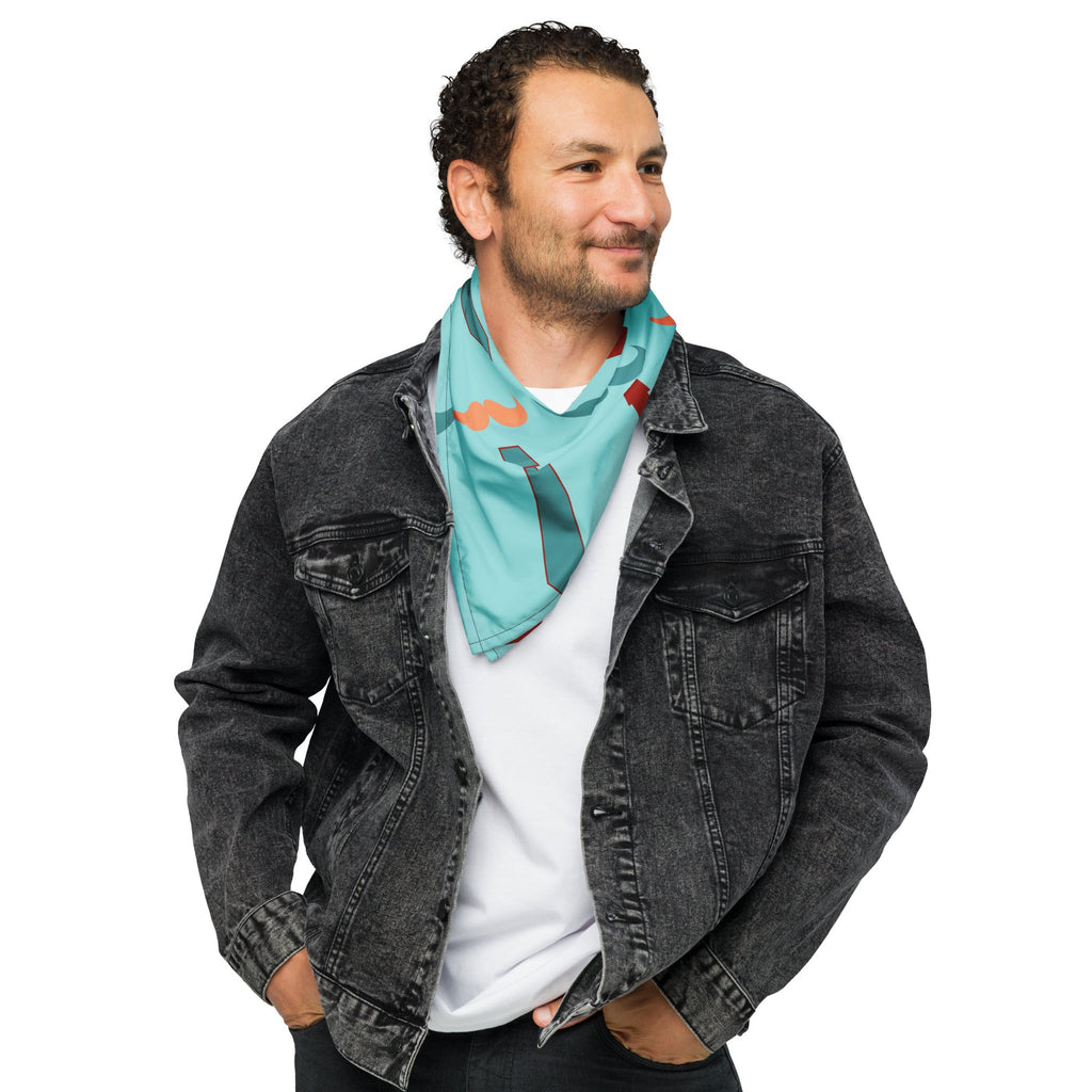 Cool Dad Bandana, Father Gift Bandana, Stylish Papa Neck Scarf, Dad Style Neckwear, Fatherly Bandana, Best Papa Bandana, Father’s Day Present