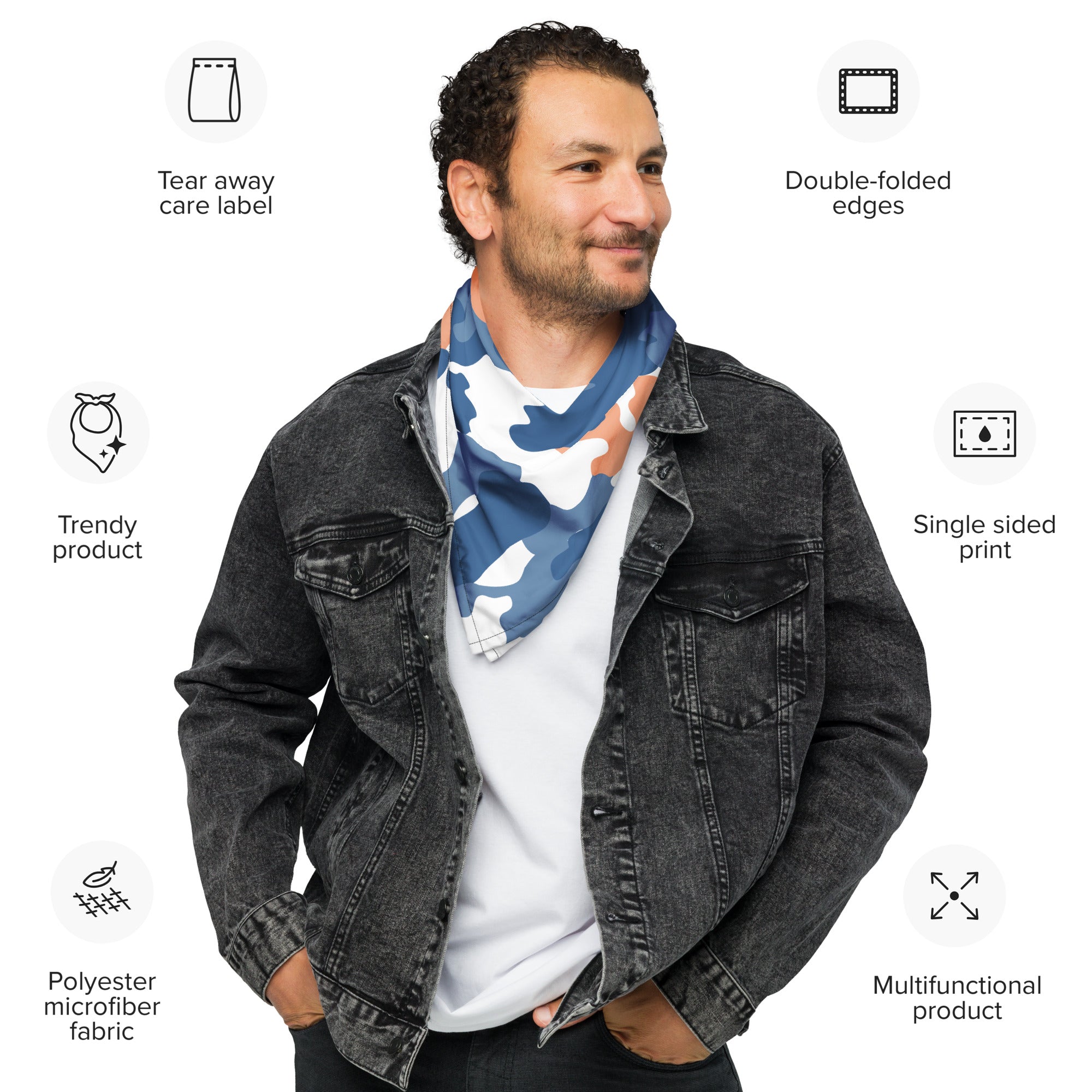 Camouflage Cascade Cloth Bandana