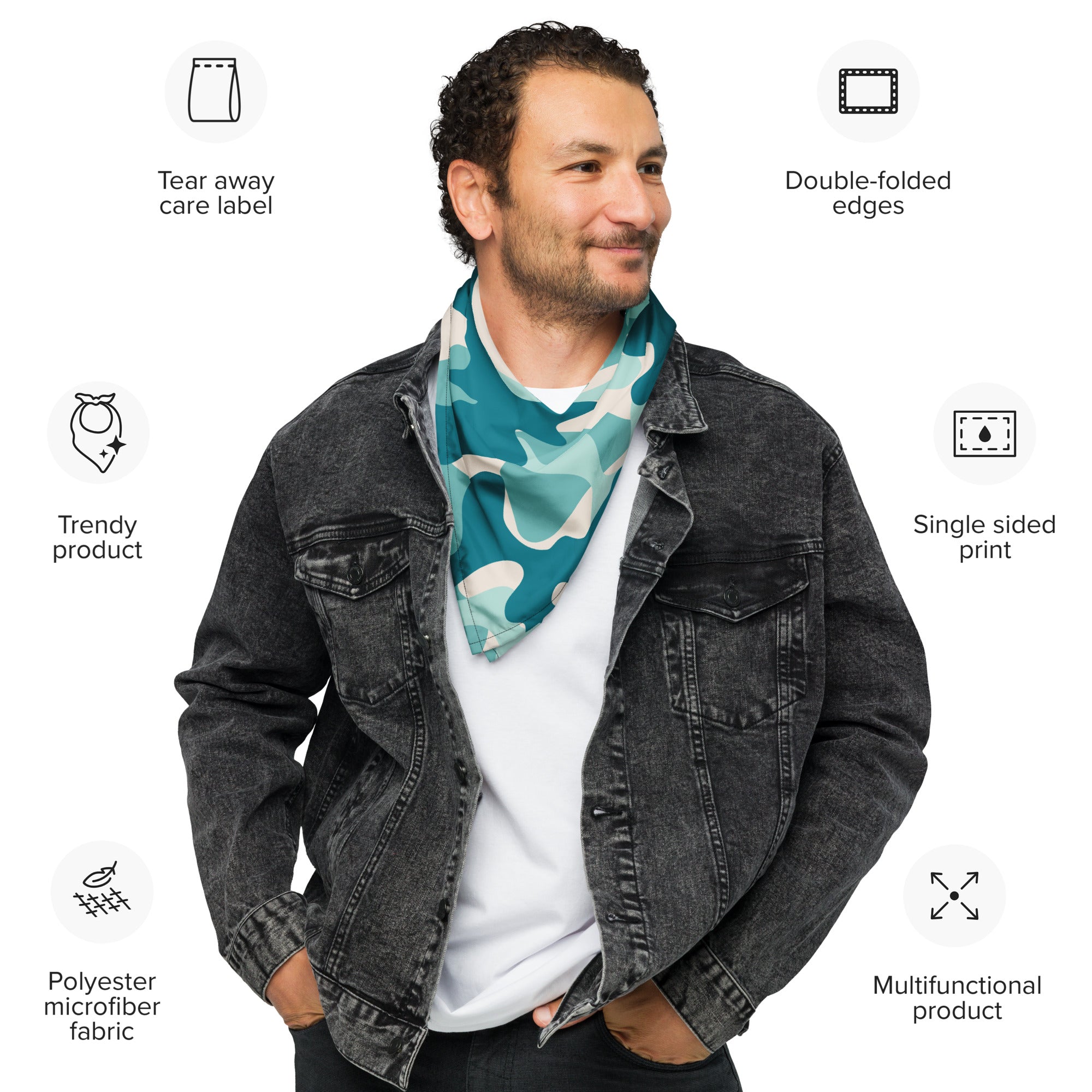 Camouflage Crown Cloth Bandana