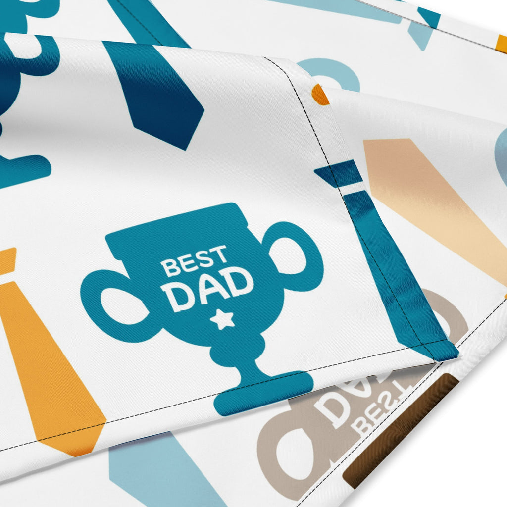 Cool Dad Bandana, Father Gift Bandana, Stylish Papa Neck Scarf, Dad Style Neckwear, Fatherly Bandana, Best Papa Bandana, Father’s Day Present