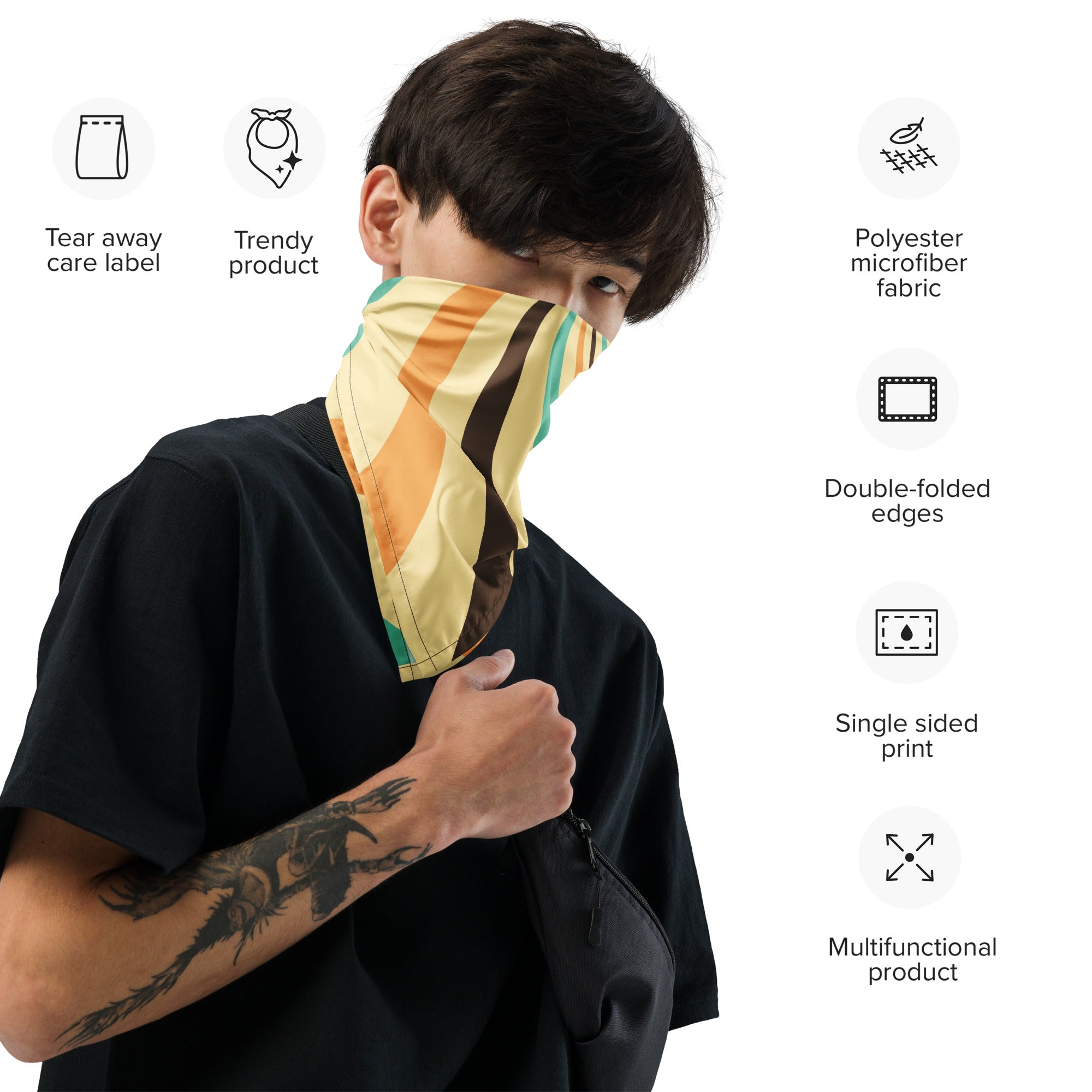 Cool Dad Bandana, Father Gift Bandana, Stylish Papa Neck Scarf, Dad Style Neckwear, Fatherly Bandana, Best Papa Bandana, Father’s Day Present