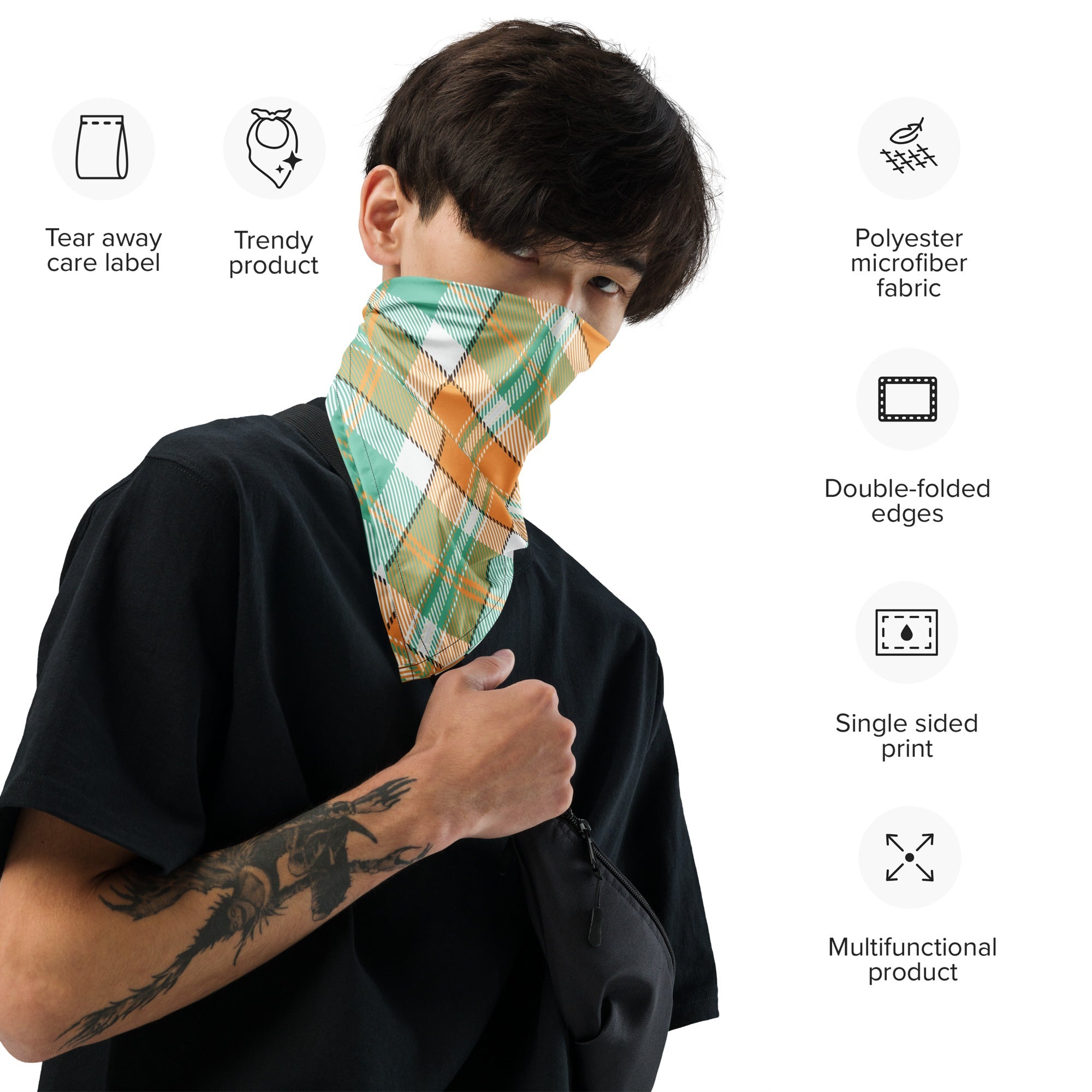 Cool Dad Bandana, Father Gift Bandana, Stylish Papa Neck Scarf, Dad Style Neckwear, Fatherly Bandana, Best Papa Bandana, Father’s Day Present