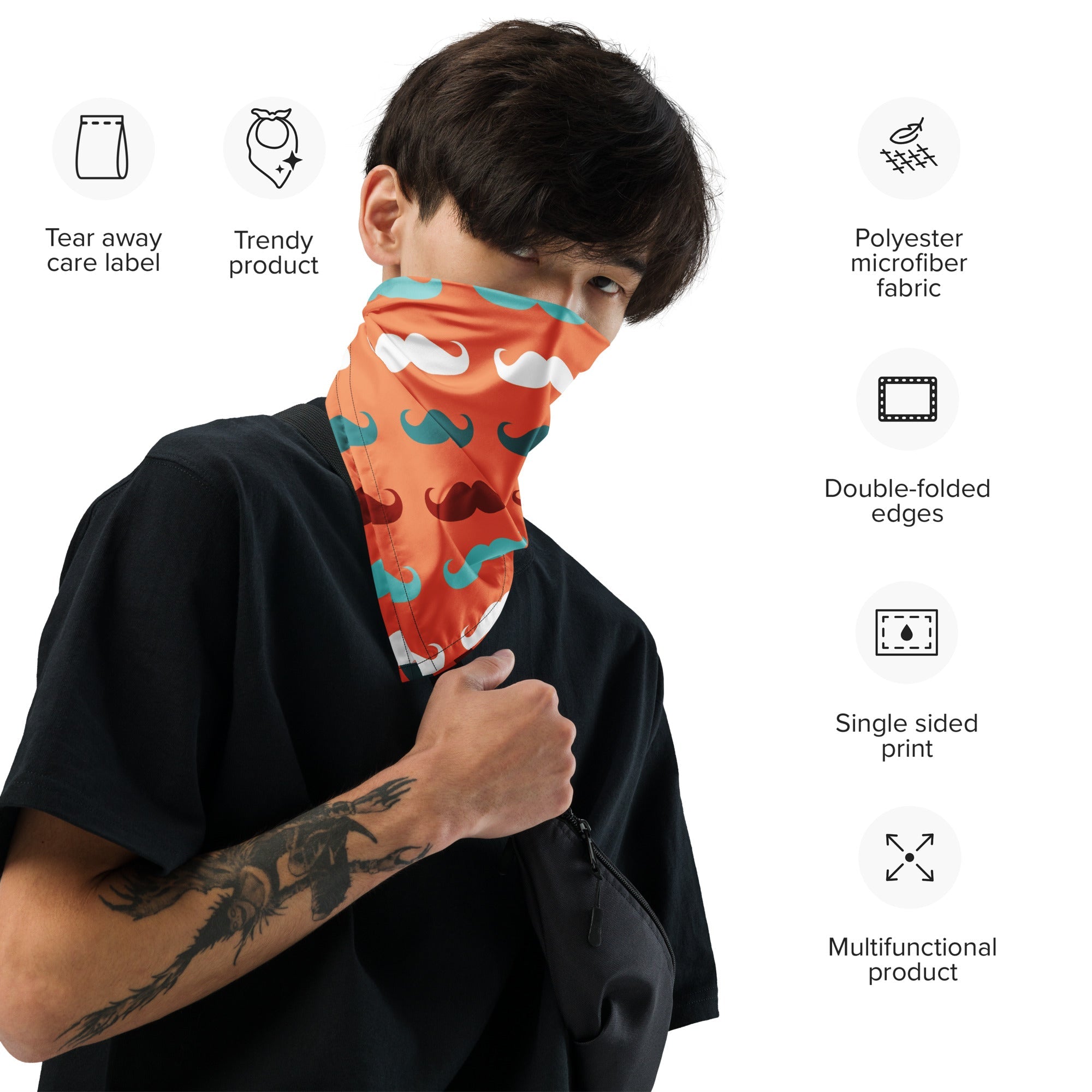 Cool Dad Bandana, Father Gift Bandana, Stylish Papa Neck Scarf, Dad Style Neckwear, Fatherly Bandana, Best Papa Bandana, Father’s Day Present