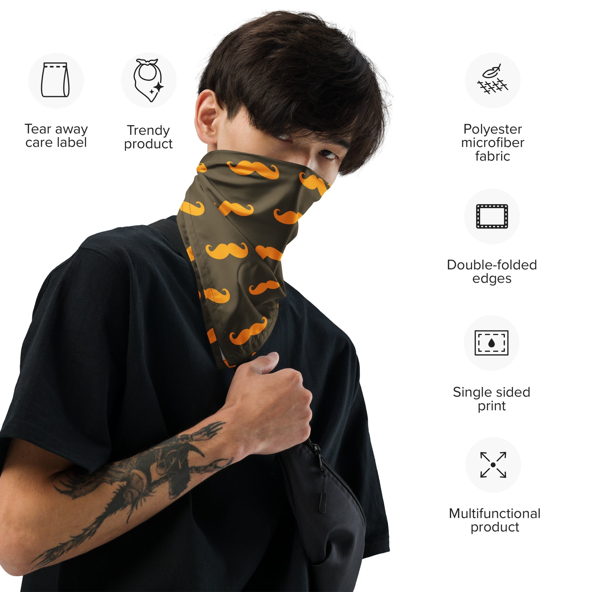 Cool Dad Bandana, Father Gift Bandana, Stylish Papa Neck Scarf, Dad Style Neckwear, Fatherly Bandana, Best Papa Bandana, Father’s Day Present