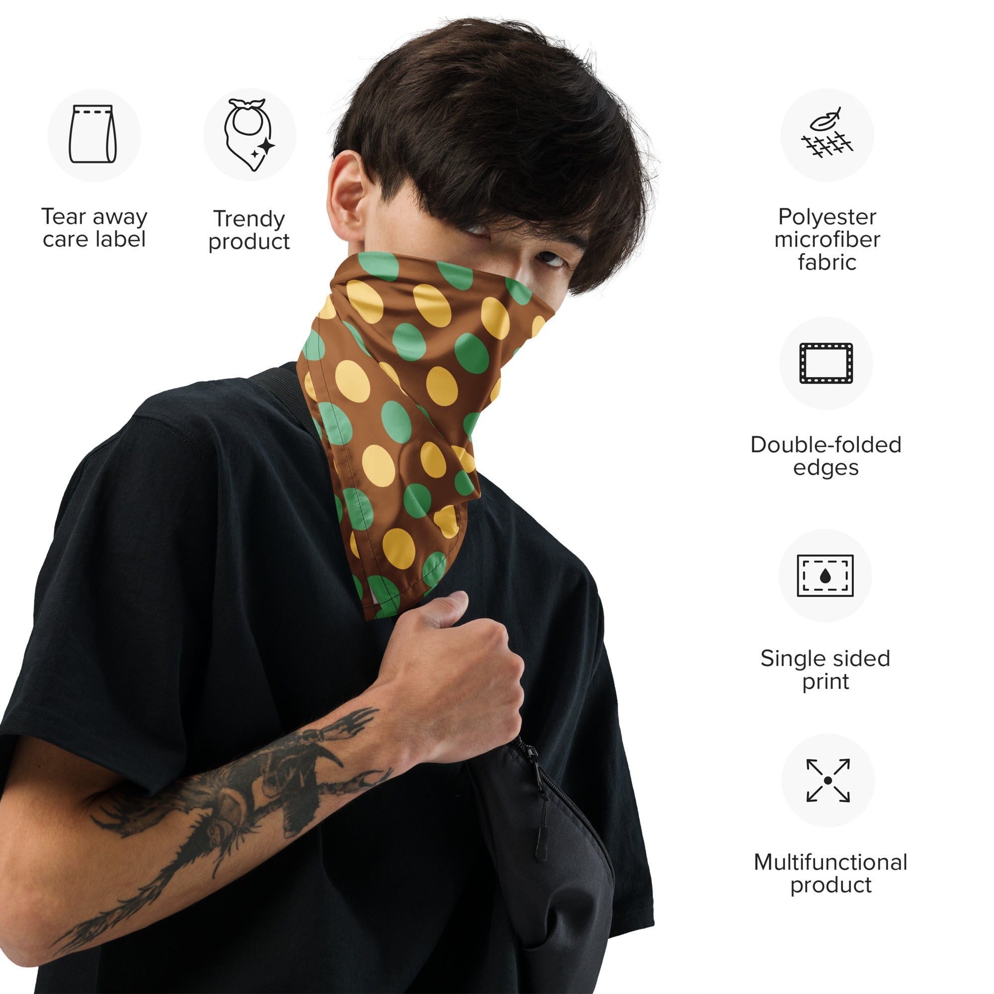 Cool Dad Bandana, Father Gift Bandana, Stylish Papa Neck Scarf, Dad Style Neckwear, Fatherly Bandana, Best Papa Bandana, Father’s Day Present