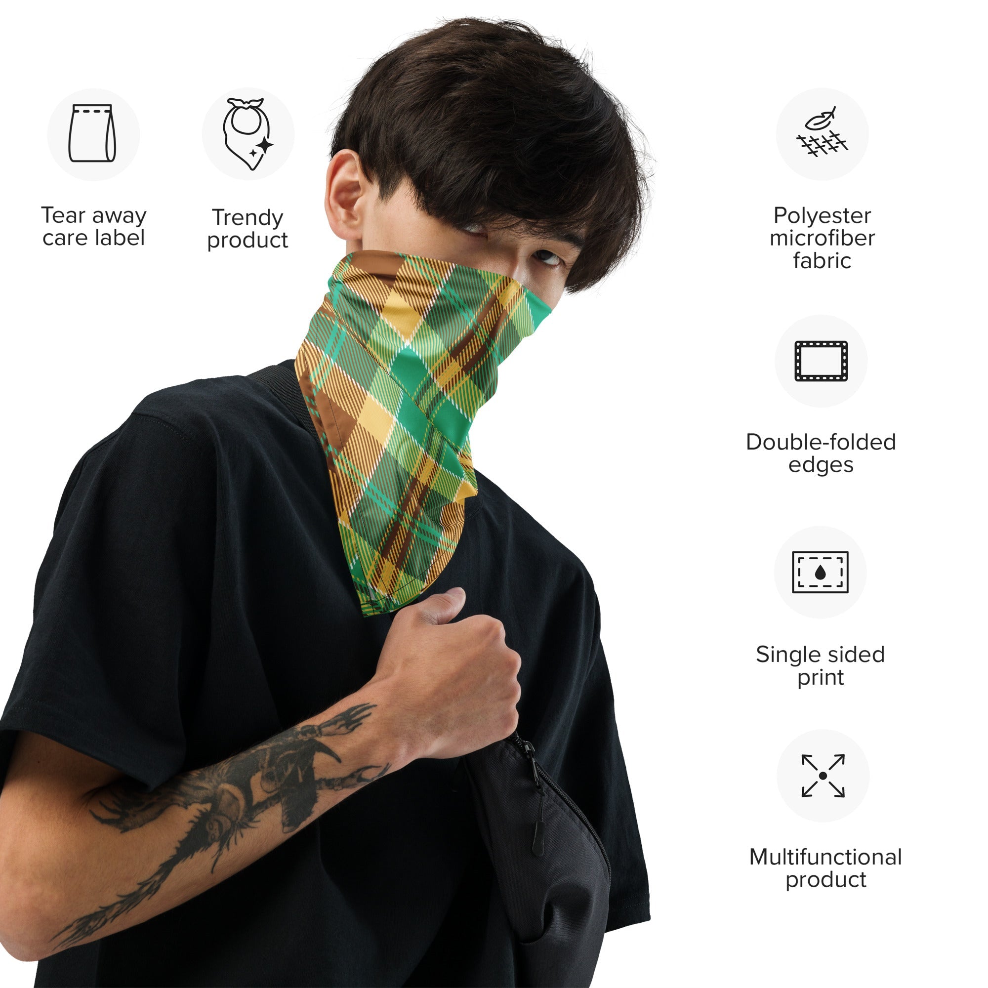 Cool Dad Bandana, Father Gift Bandana, Stylish Papa Neck Scarf, Dad Style Neckwear, Fatherly Bandana, Best Papa Bandana, Father’s Day Present