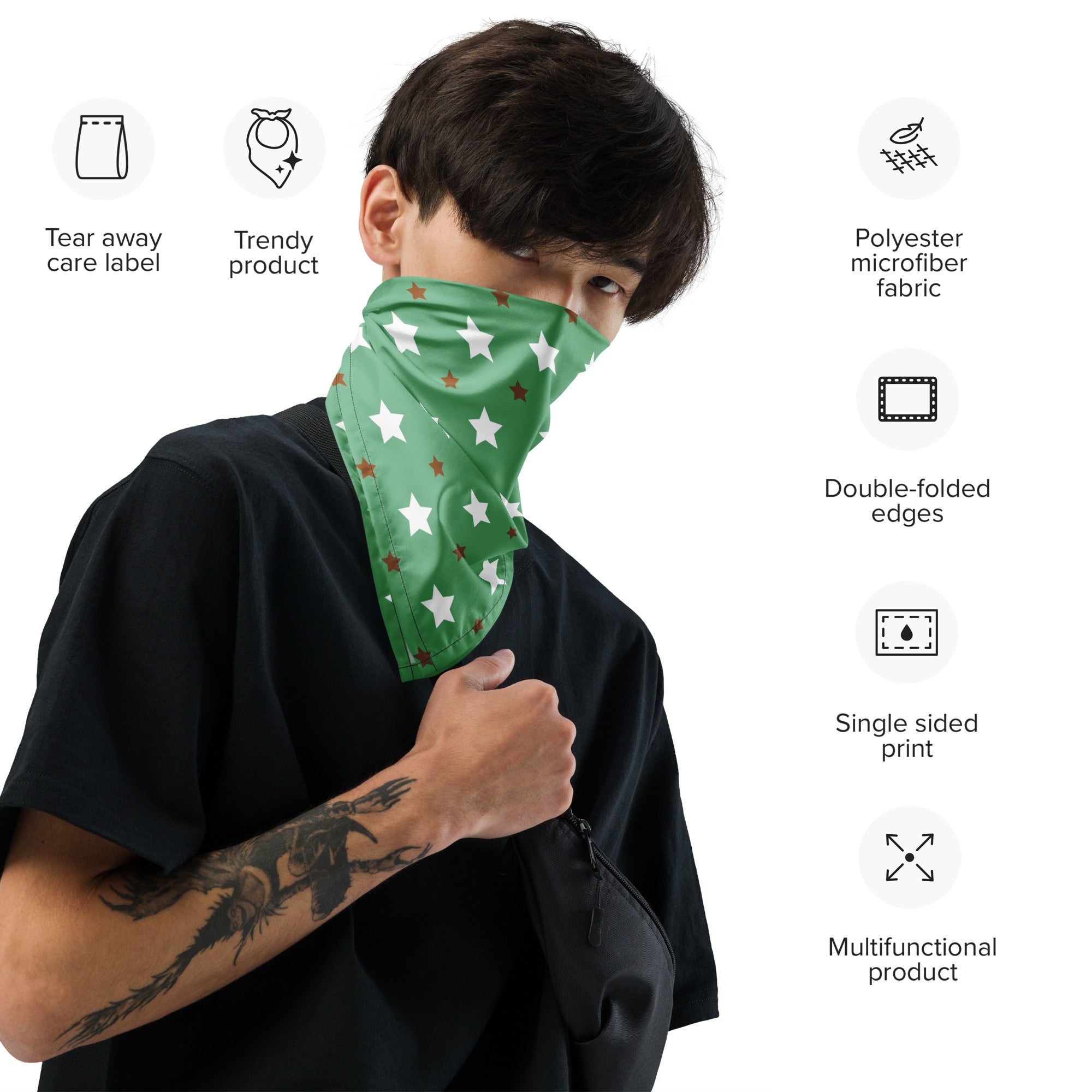 Cool Dad Bandana, Father Gift Bandana, Stylish Papa Neck Scarf, Dad Style Neckwear, Fatherly Bandana, Best Papa Bandana, Father’s Day Present