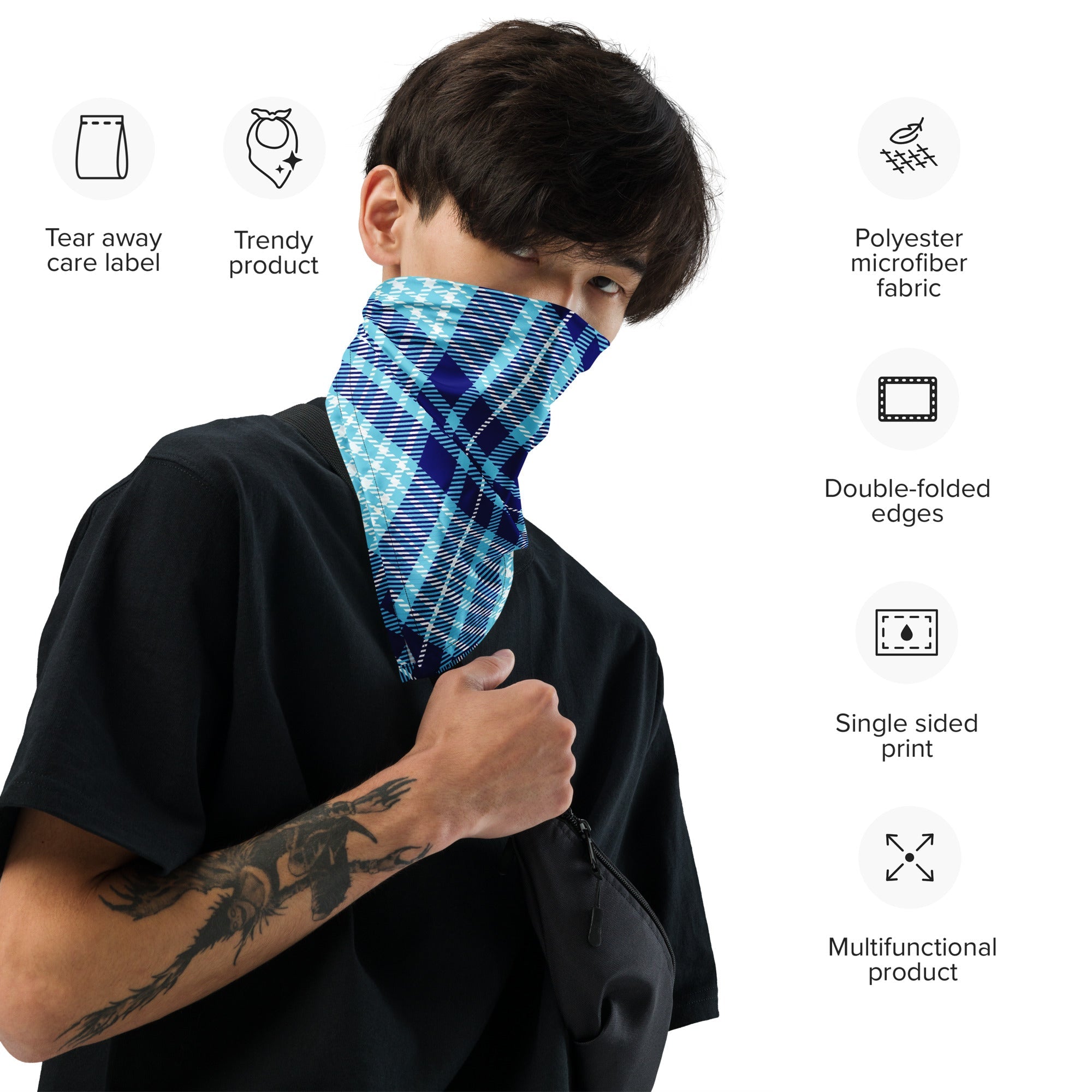 Cool Dad Bandana, Father Gift Bandana, Stylish Papa Neck Scarf, Dad Style Neckwear, Fatherly Bandana, Best Papa Bandana, Father’s Day Present