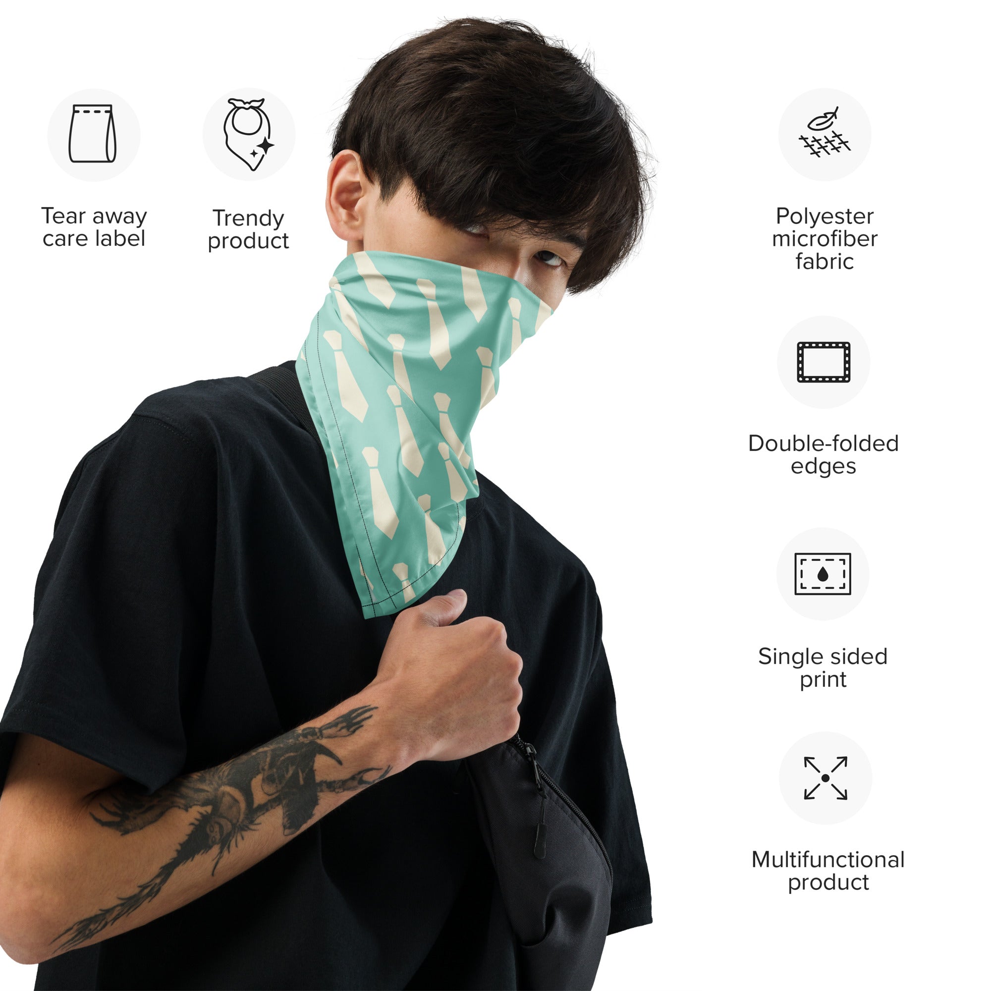 Cool Dad Bandana, Father Gift Bandana, Stylish Papa Neck Scarf, Dad Style Neckwear, Fatherly Bandana, Best Papa Bandana, Father’s Day Present