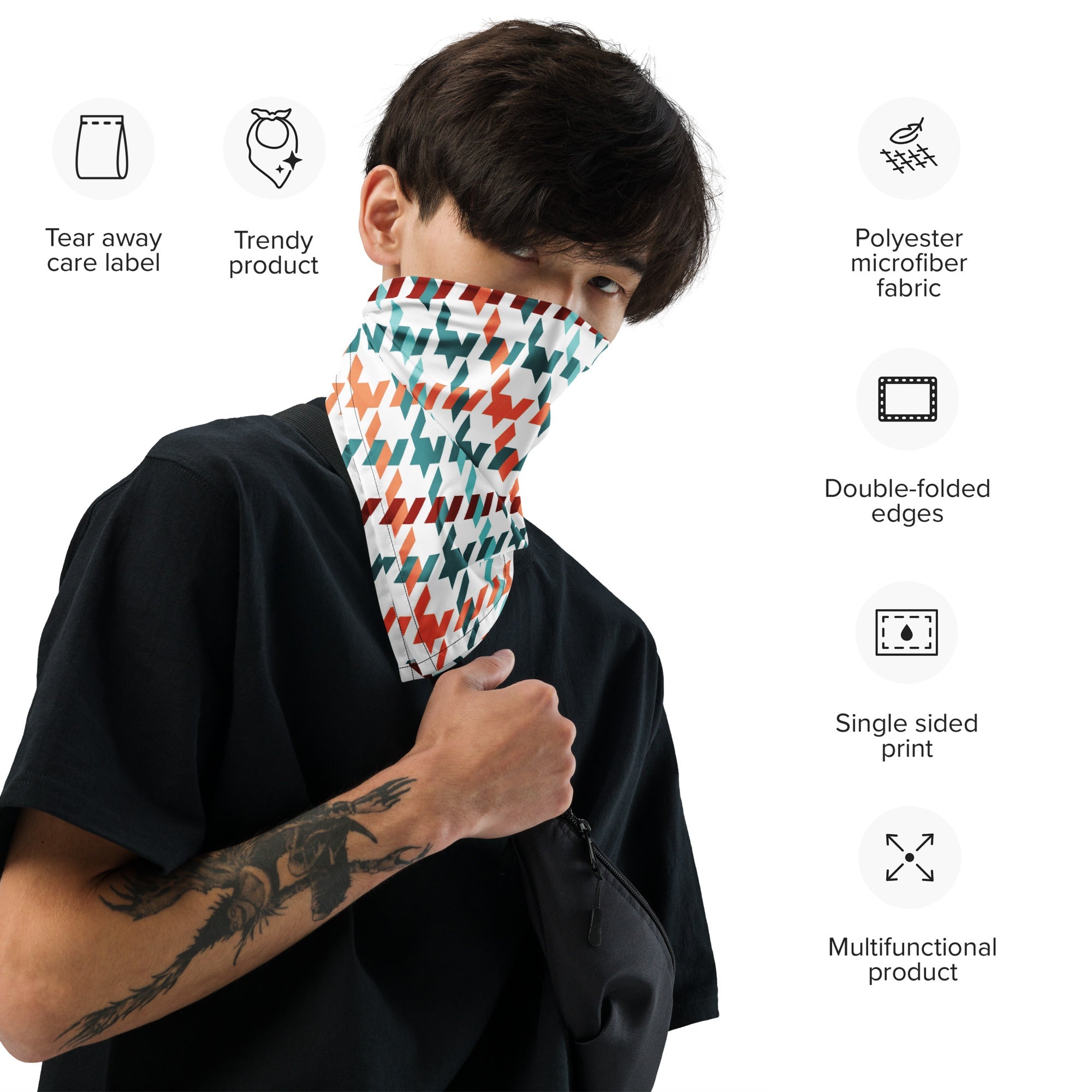 Cool Dad Bandana, Father Gift Bandana, Stylish Papa Neck Scarf, Dad Style Neckwear, Fatherly Bandana, Best Papa Bandana, Father’s Day Present