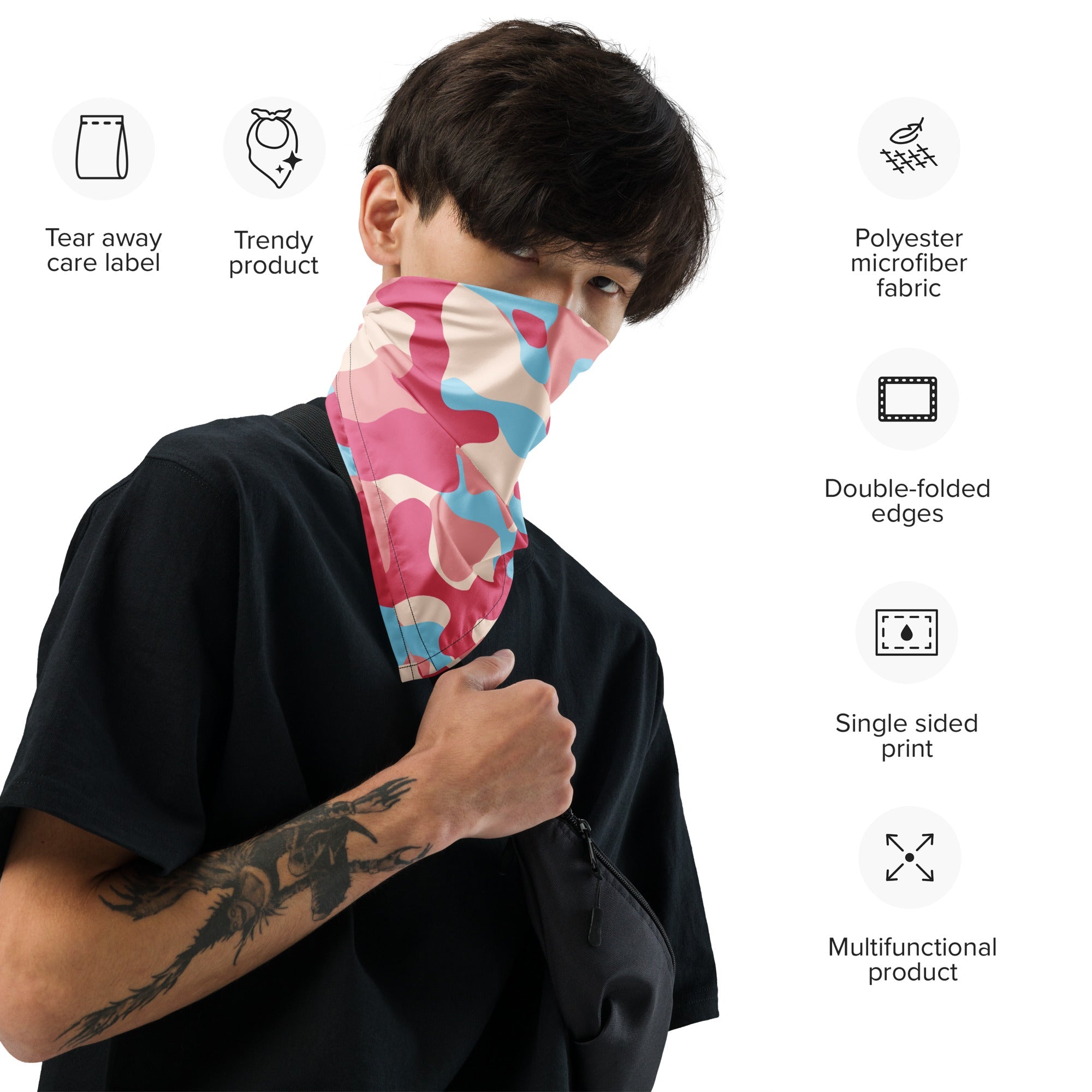 Camo Crown Wrap Bandana