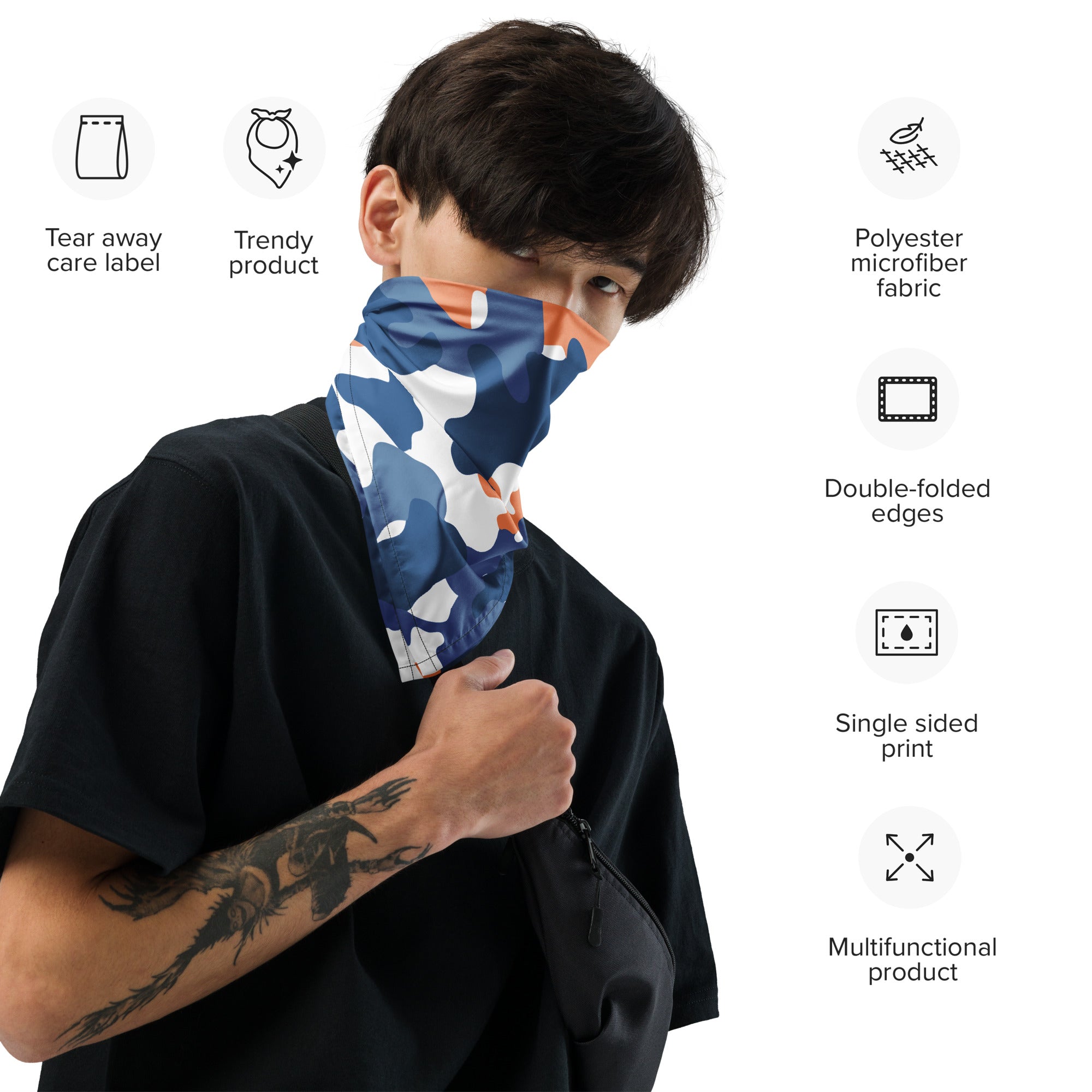 Camouflage Cascade Cloth Bandana