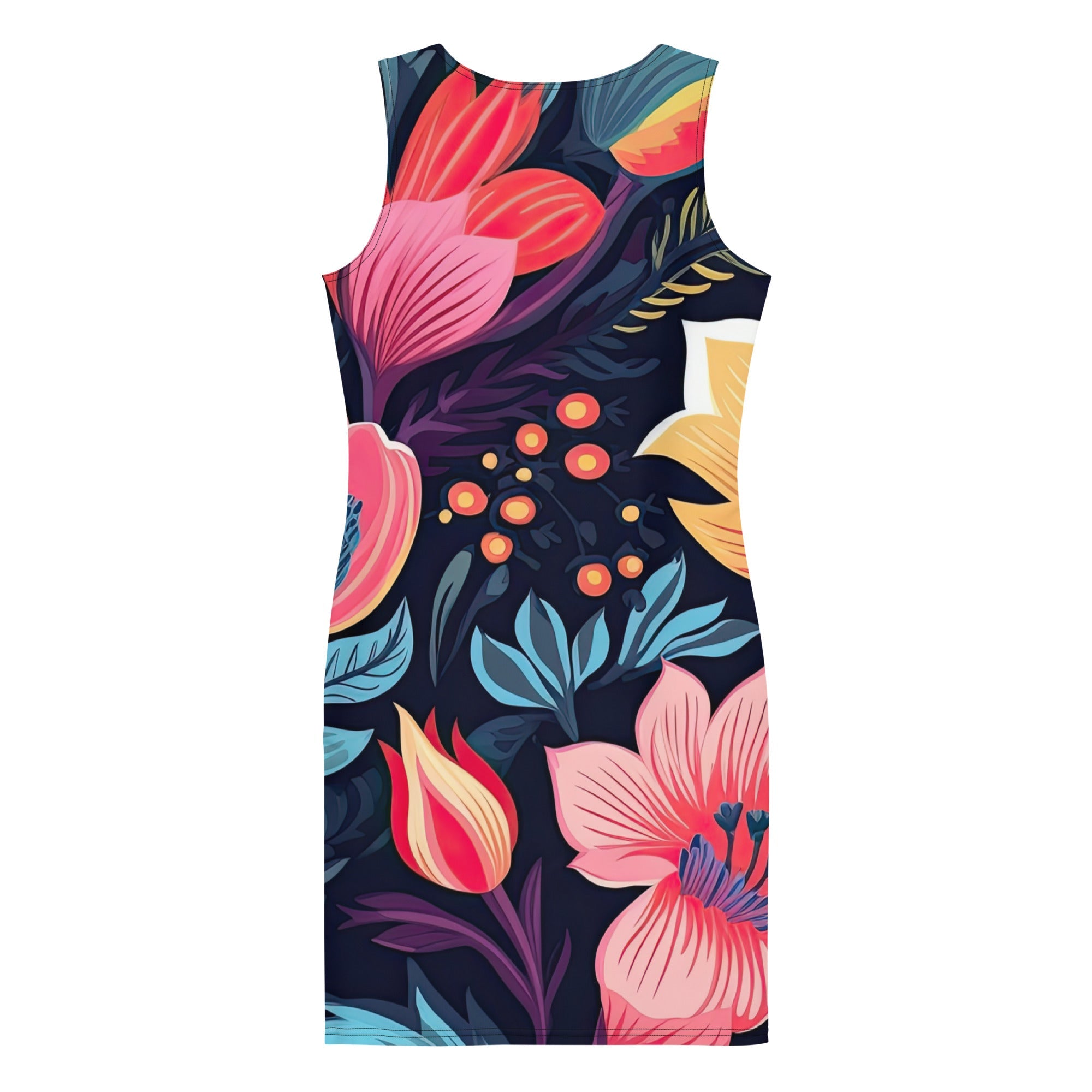 Floral Lover's Springtime Party Dress