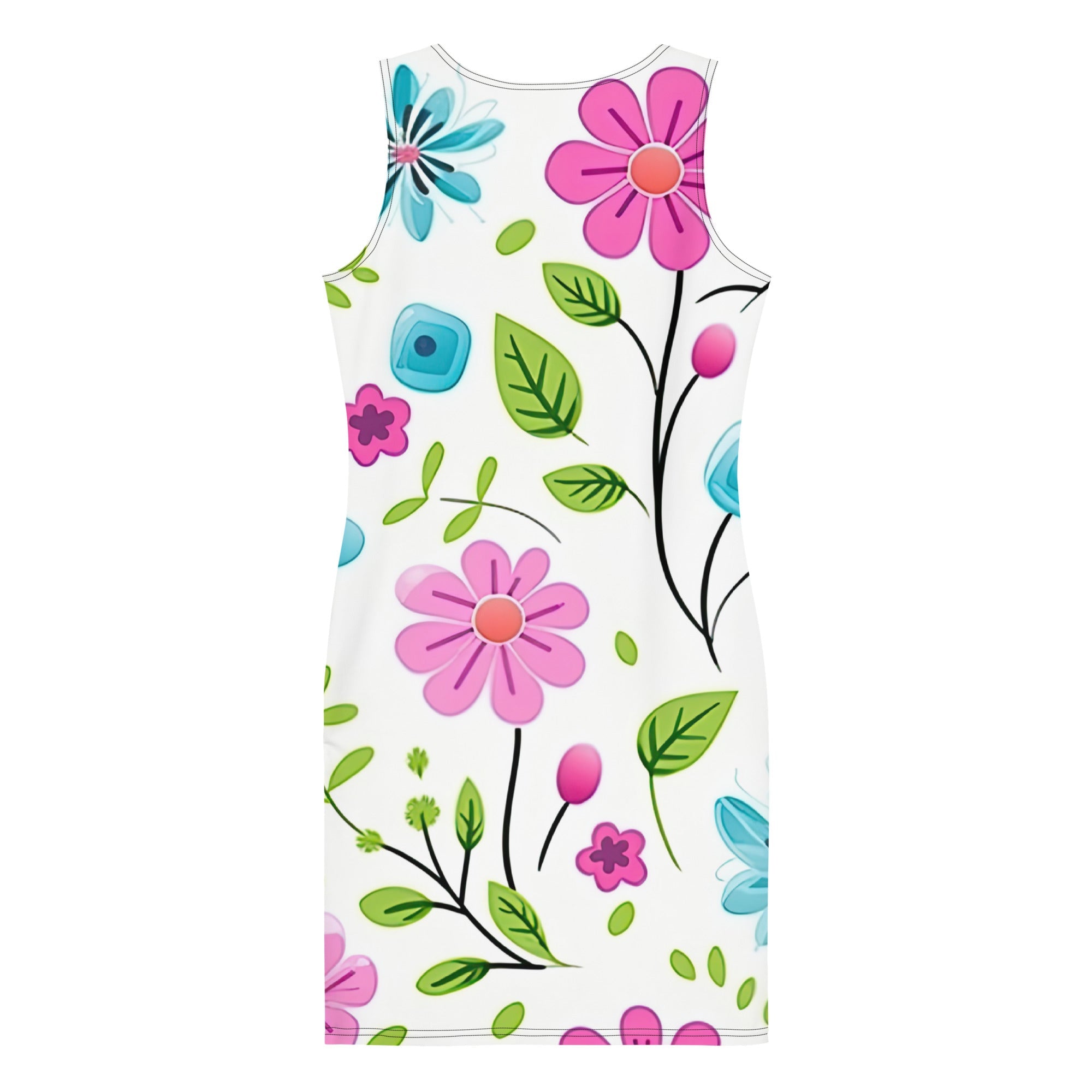 Floral Lover's Springtime Party Dress