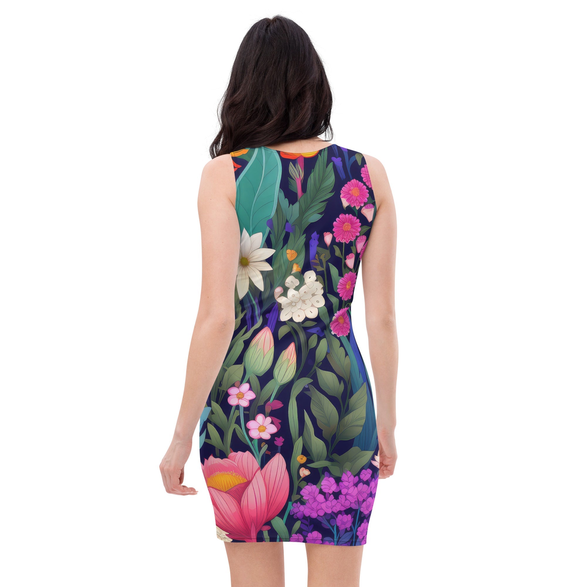 Floral Lover's Springtime Party Dress