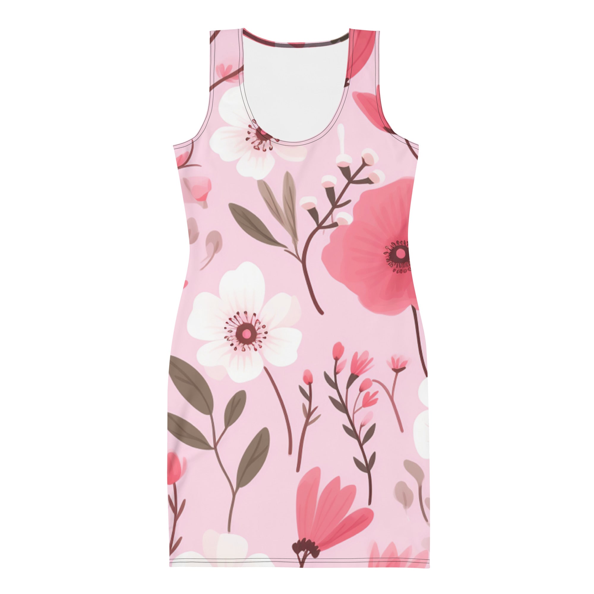 Floral Lover's Springtime Party Dress