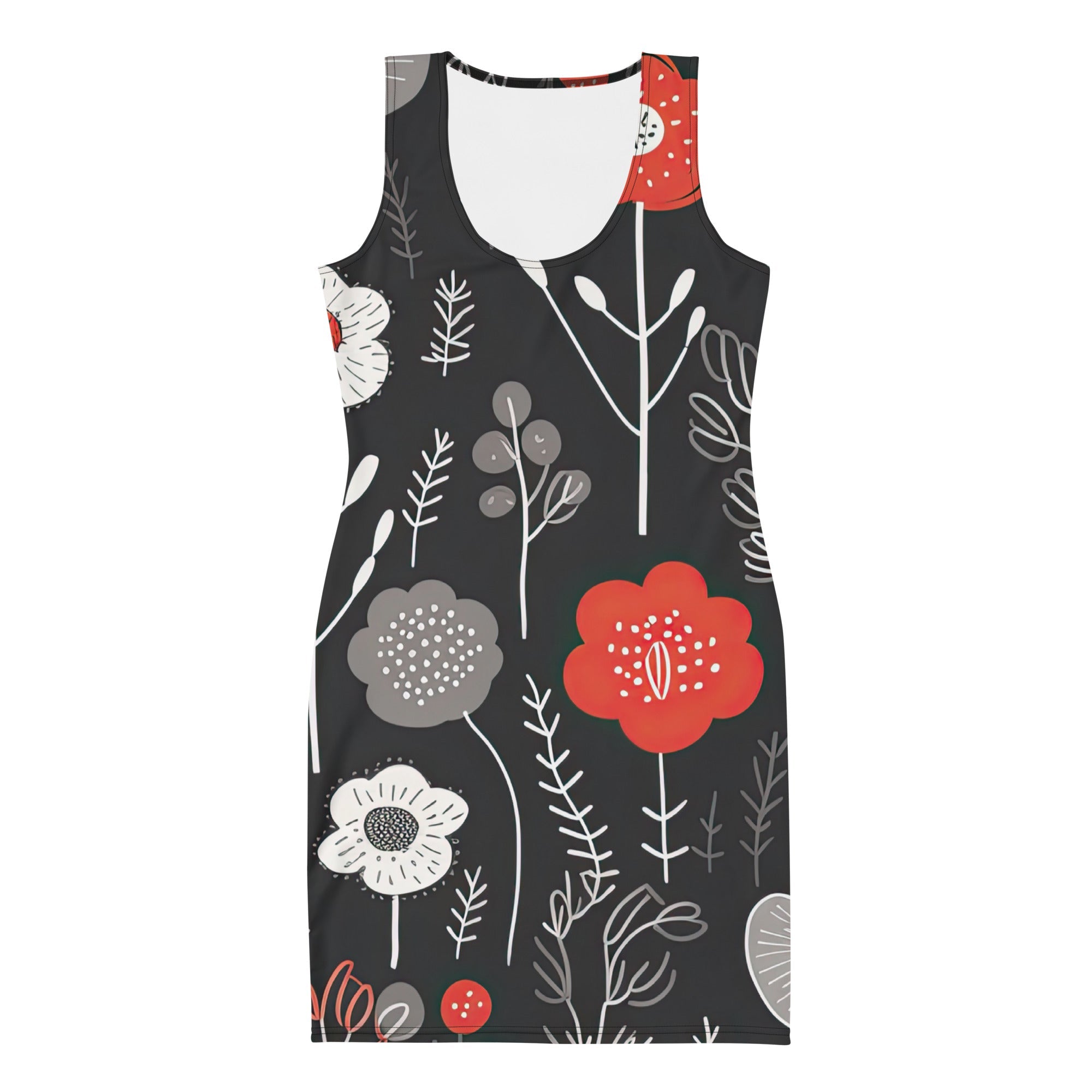 Floral Lover's Springtime Party Dress