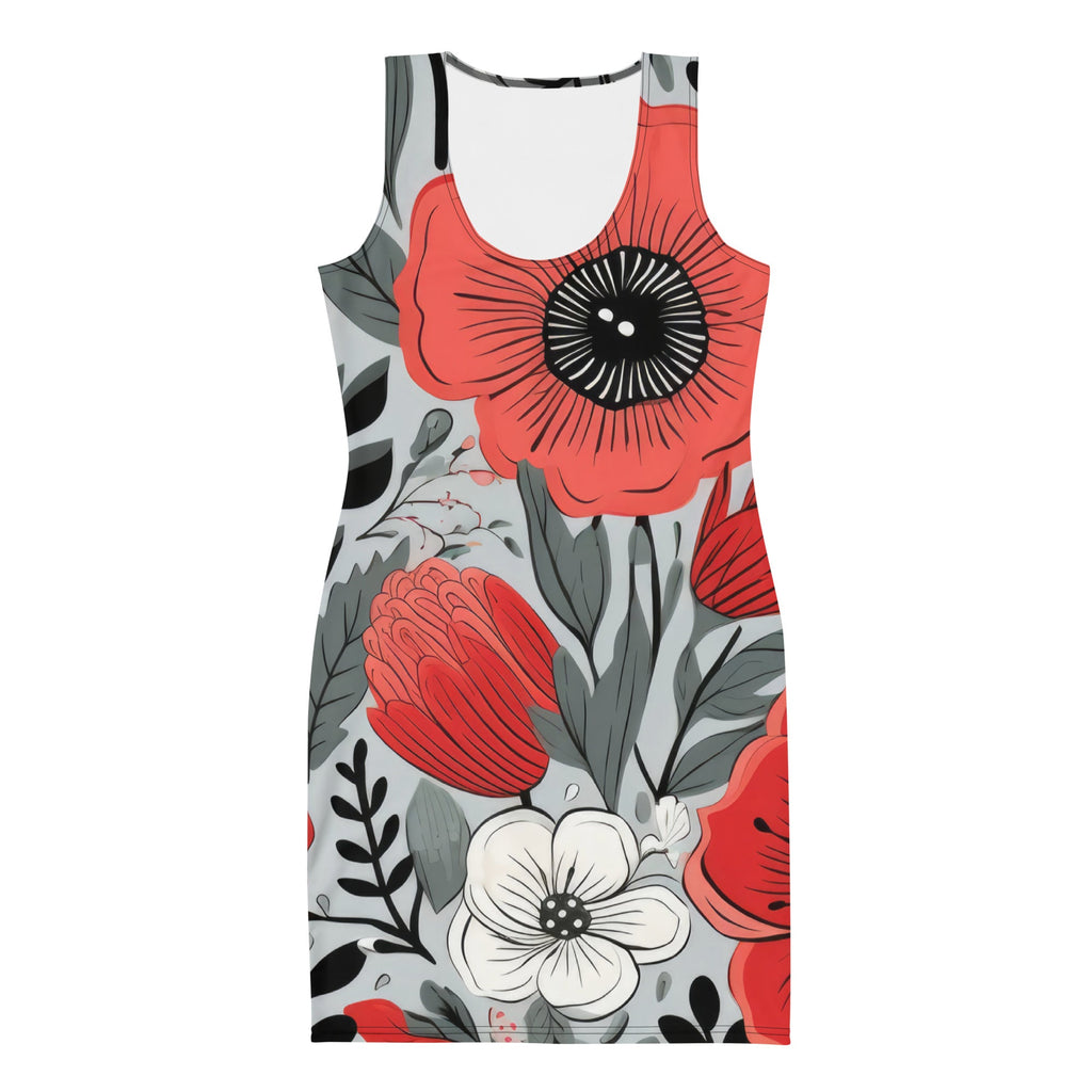 Floral Lover's Springtime Party Dress