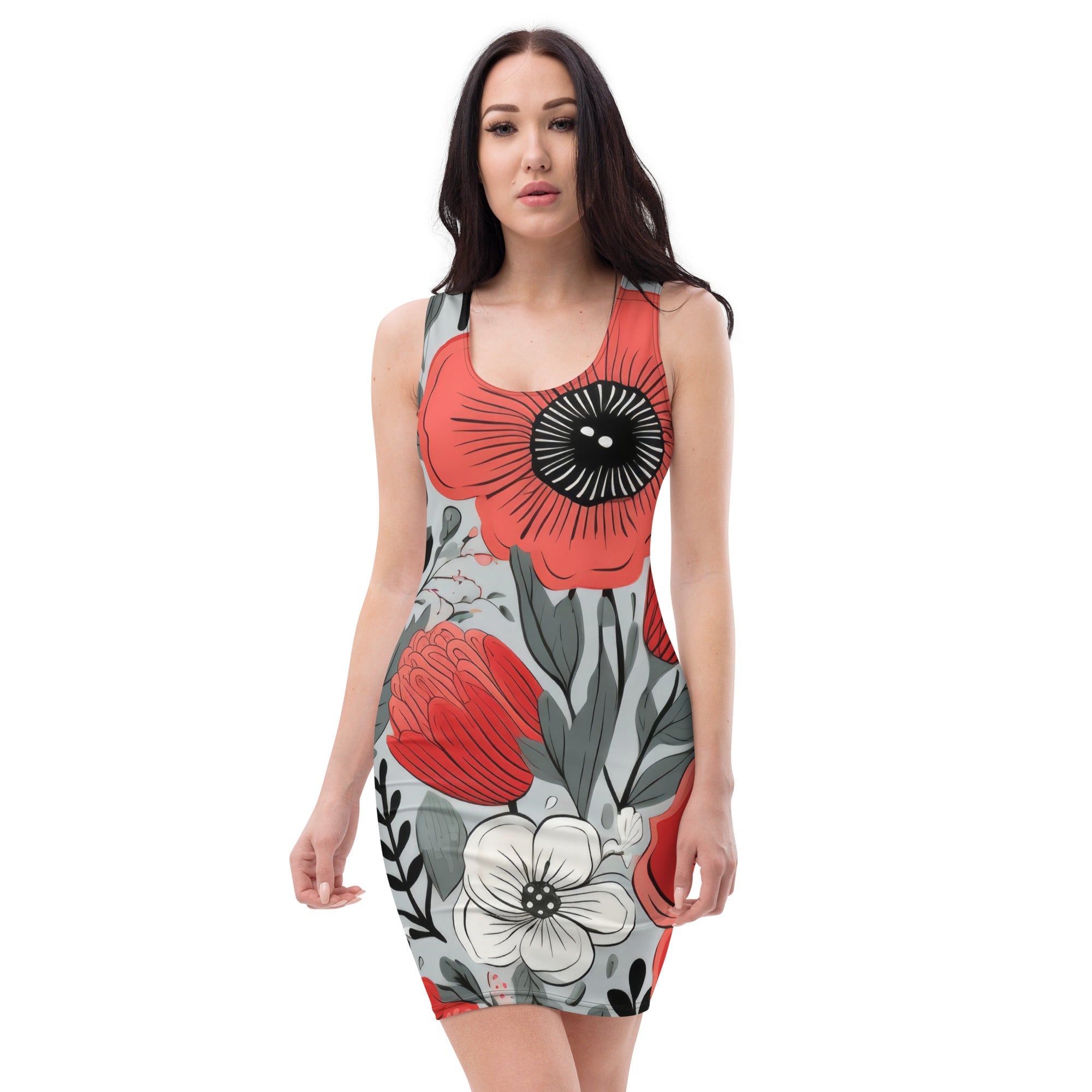 Floral Lover's Springtime Party Dress