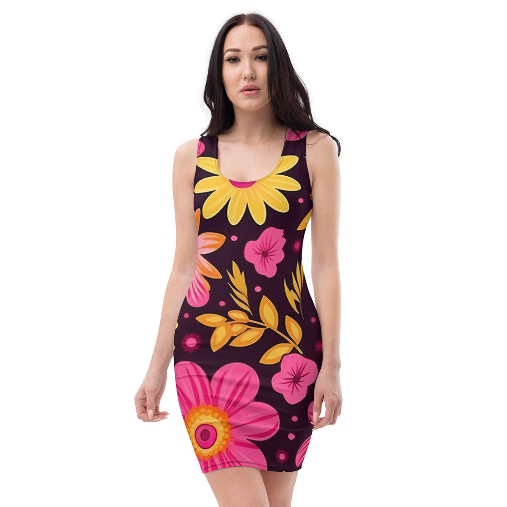 Floral Lover's Springtime Party Dress