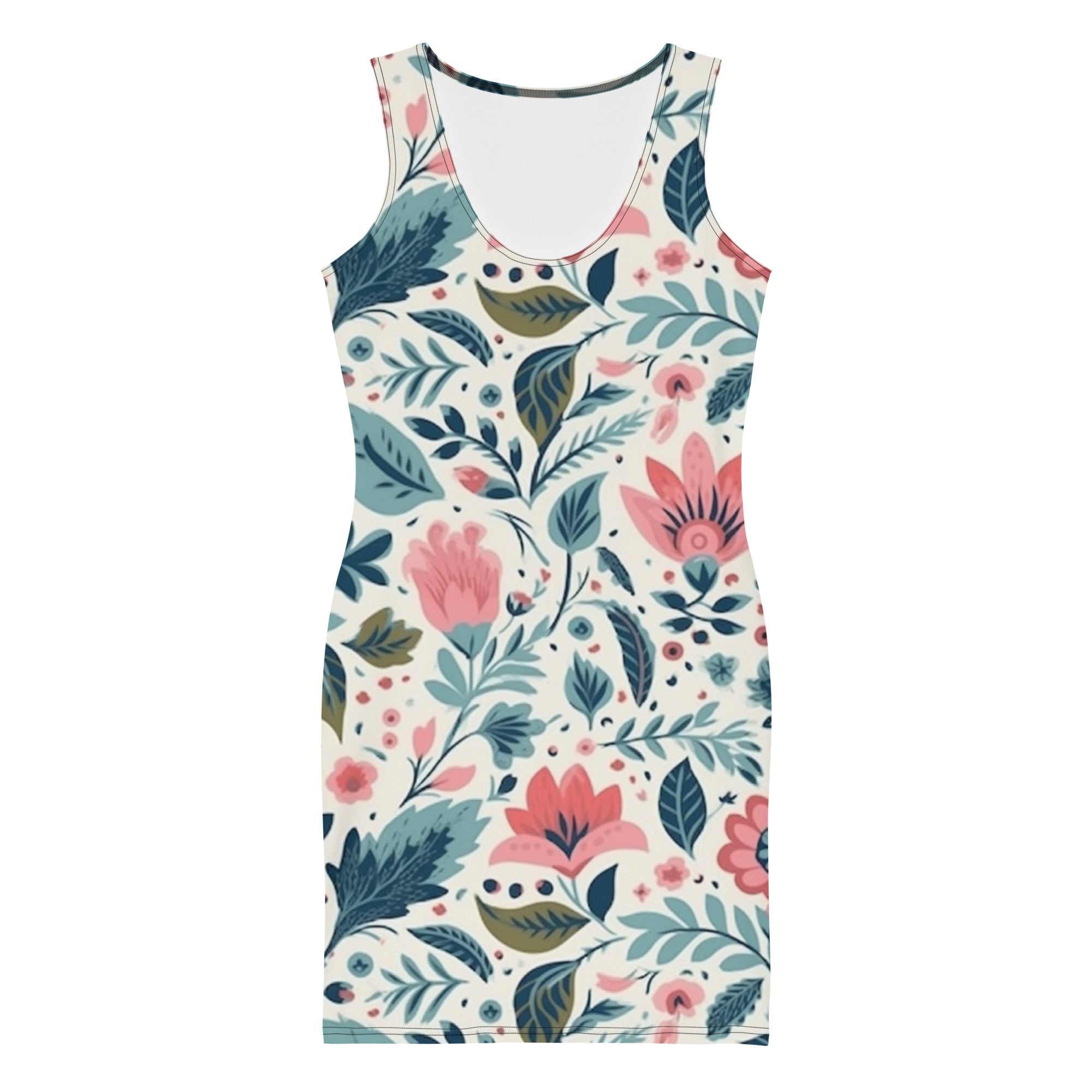 Floral Lover's Springtime Party Dress