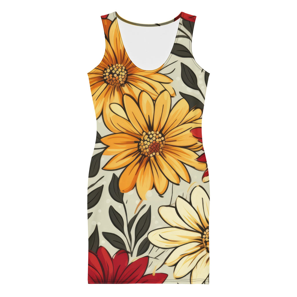Floral Lover's Springtime Party Dress