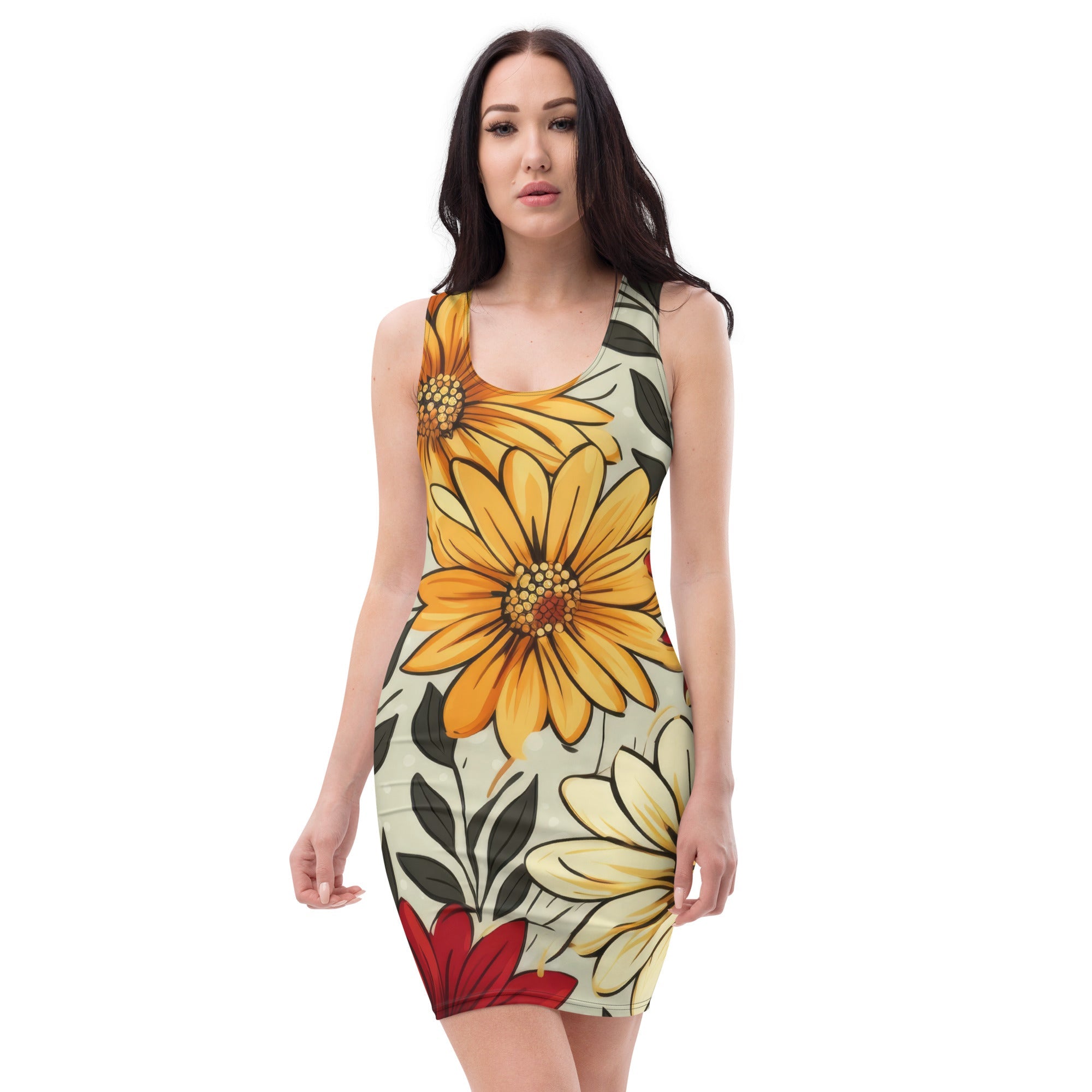 Floral Lover's Springtime Party Dress
