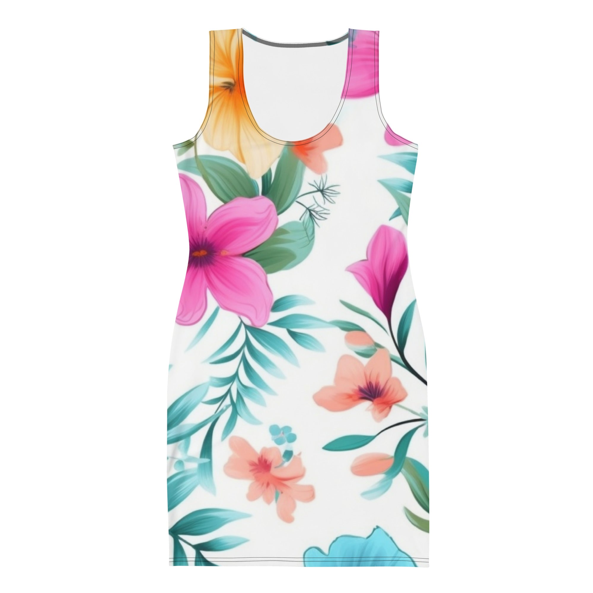 Floral Lover's Springtime Party Dress