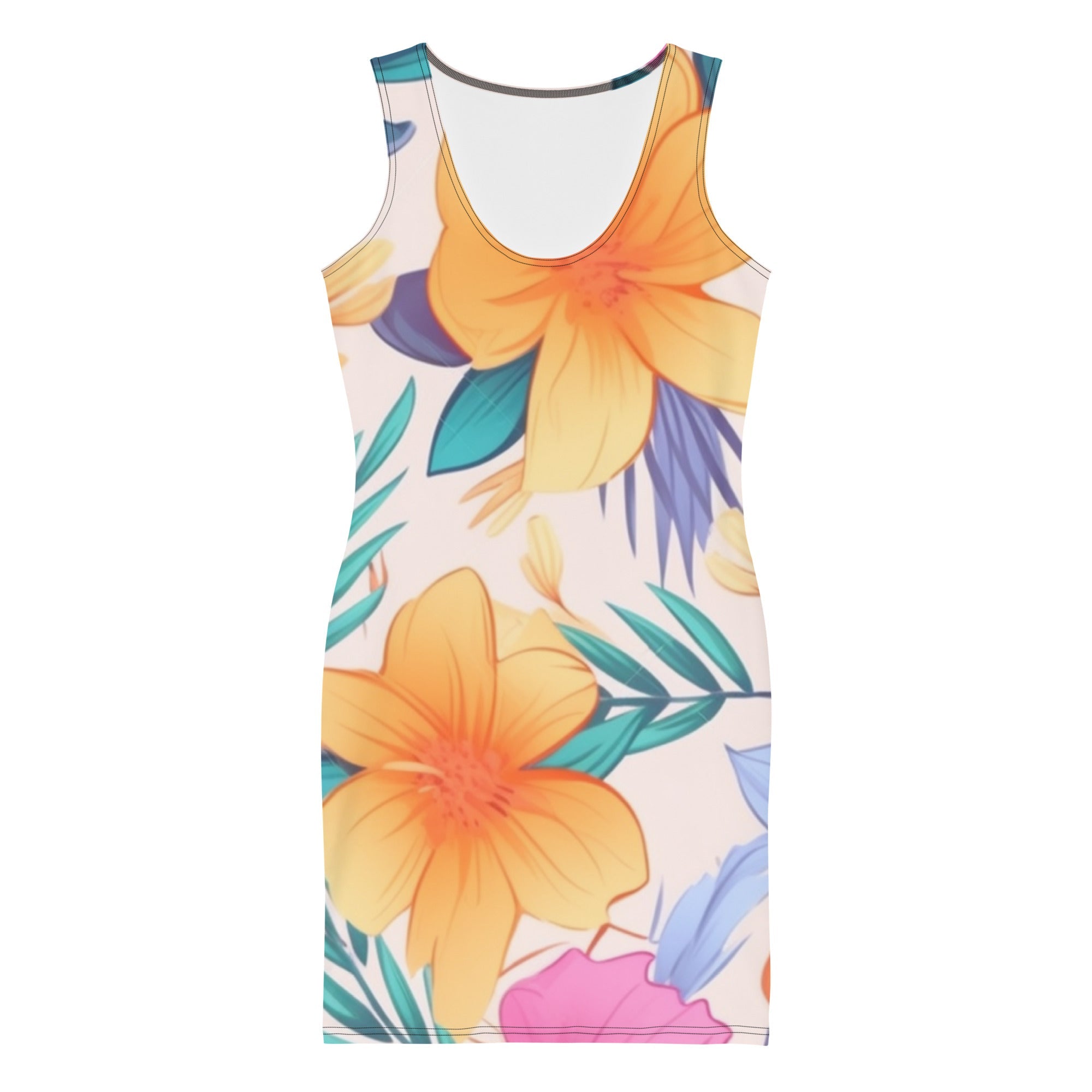 Floral Lover's Springtime Party Dress