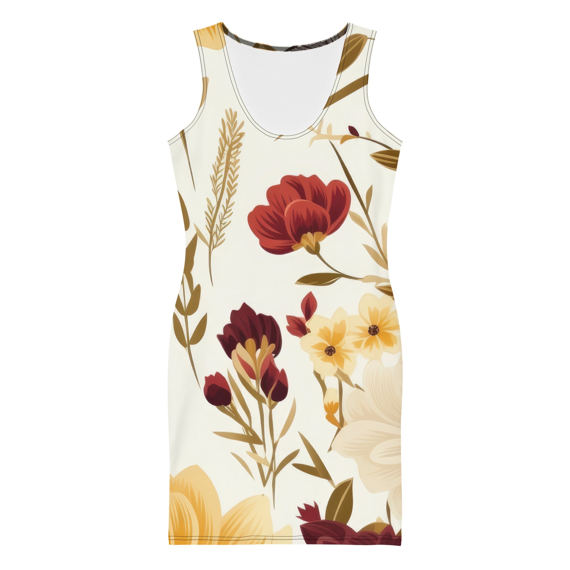 Floral Lover's Springtime Party Dress