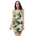 Camouflage Charm Chiffon Dress
