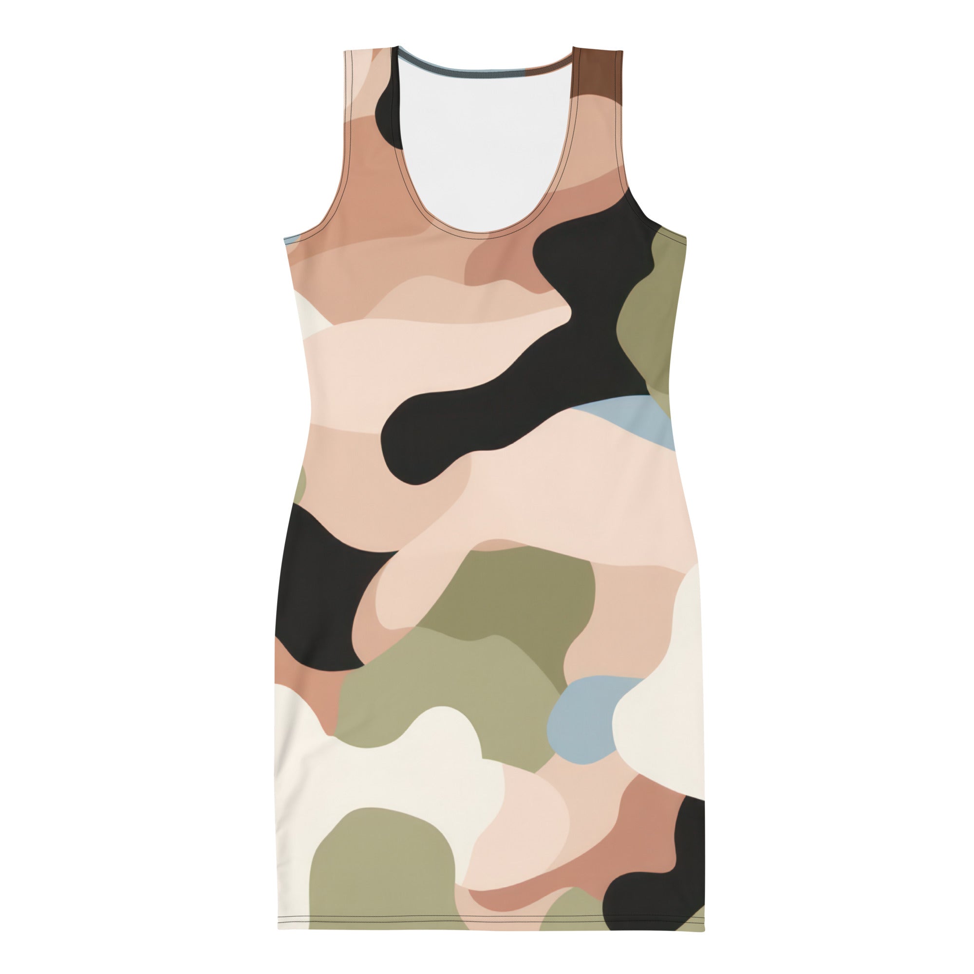 Camo Cadet Cocktail Charm Dress