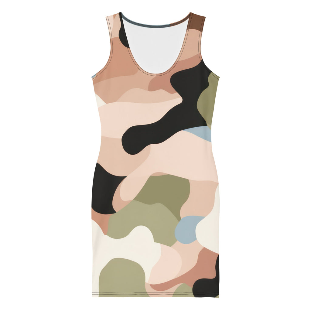Camo Cadet Cocktail Charm Dress