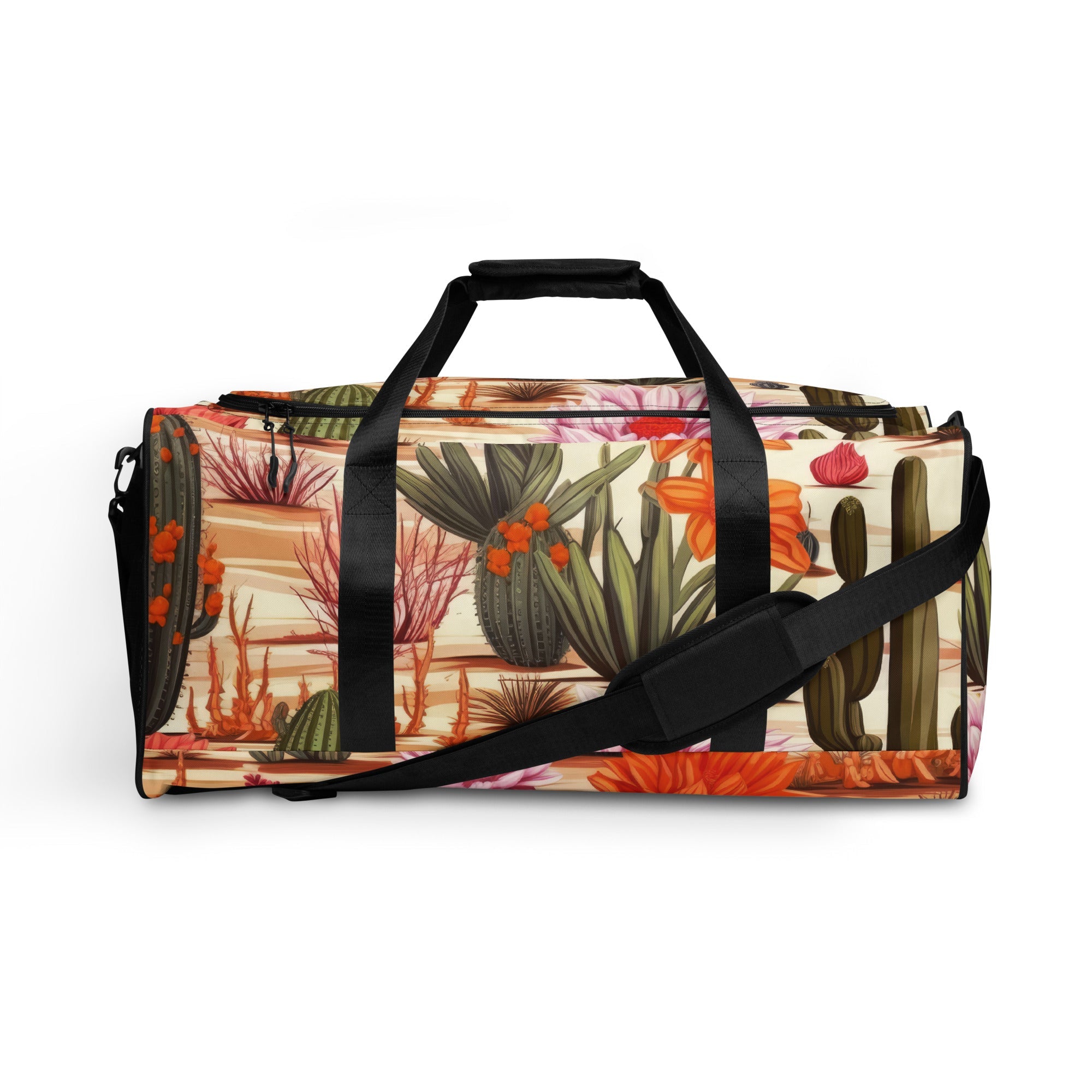 Floral Duffle Bag, Flower Lover Gym Bag, Botanical Travel Bag, Flower Enthusiast Bag, Blossom Duffle, Lovely Bloom Carryall, Spring Inspired Luggage