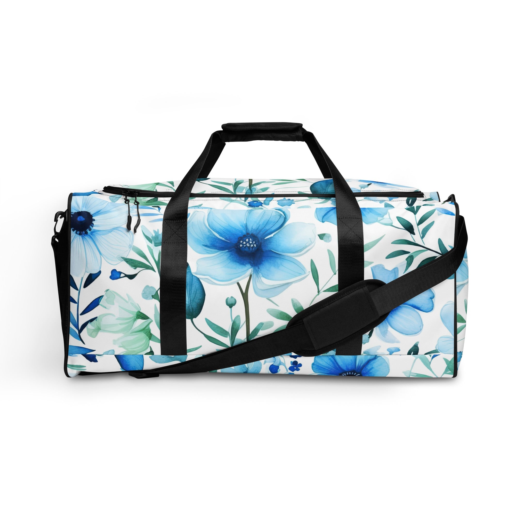 Floral Duffle Bag, Flower Lover Gym Bag, Botanical Travel Bag, Flower Enthusiast Bag, Blossom Duffle, Lovely Bloom Carryall, Spring Inspired Luggage