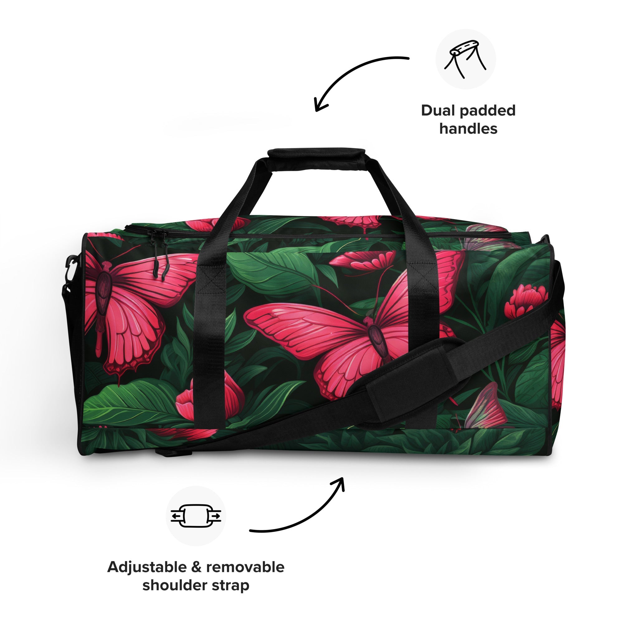 Butterfly Lover's Travel Perfect Duffle Bag