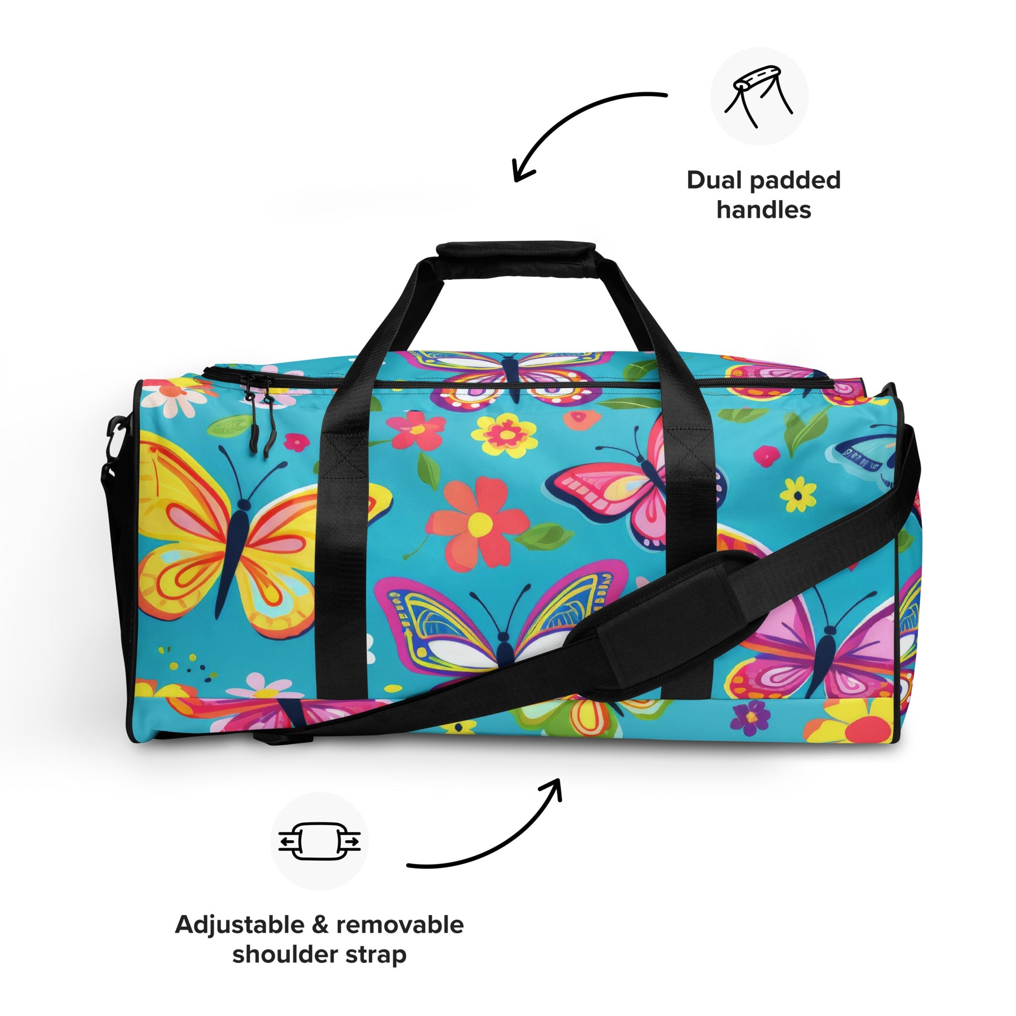 Butterfly Lover's Travel Perfect Duffle Bag