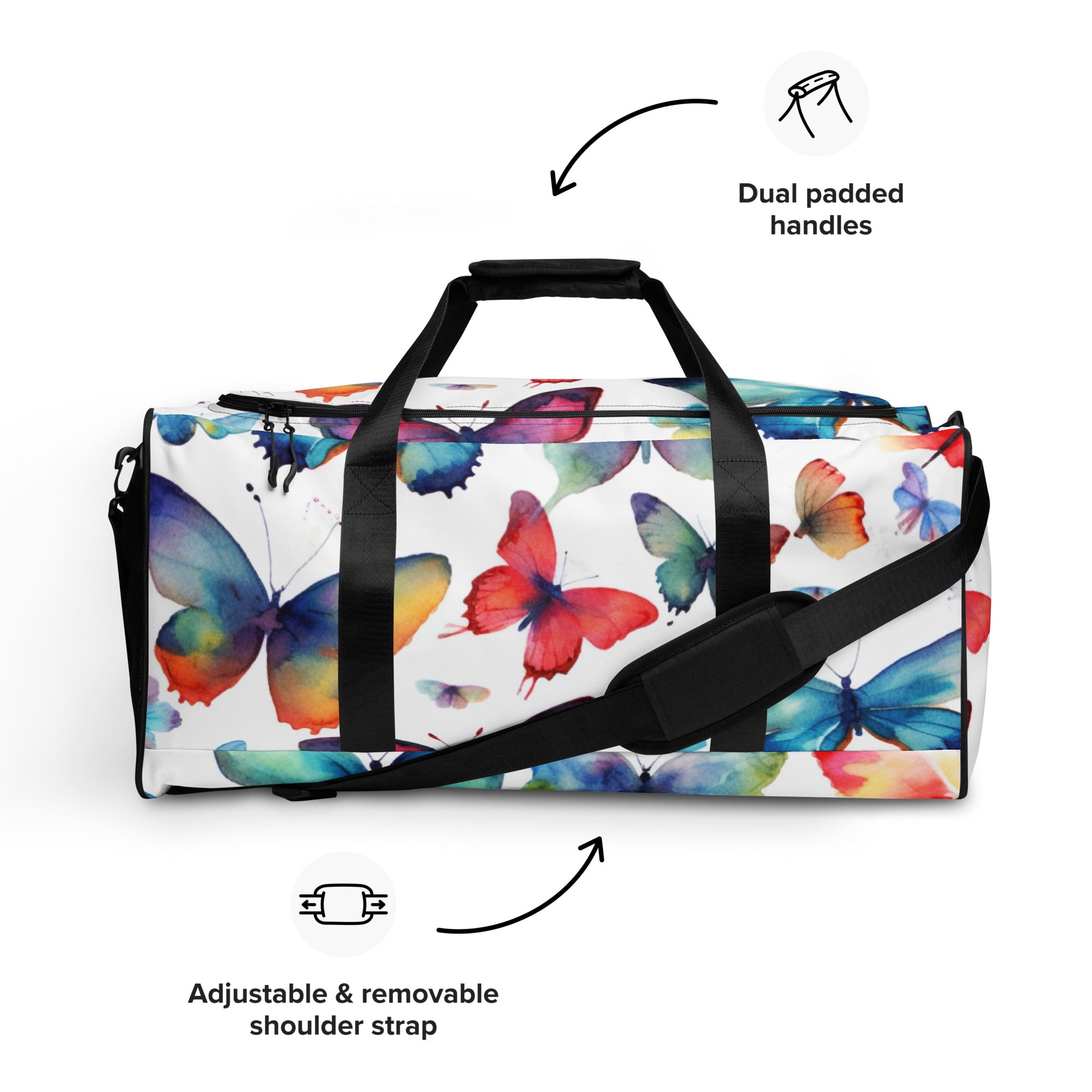 Butterfly Lover's Travel Perfect Duffle Bag