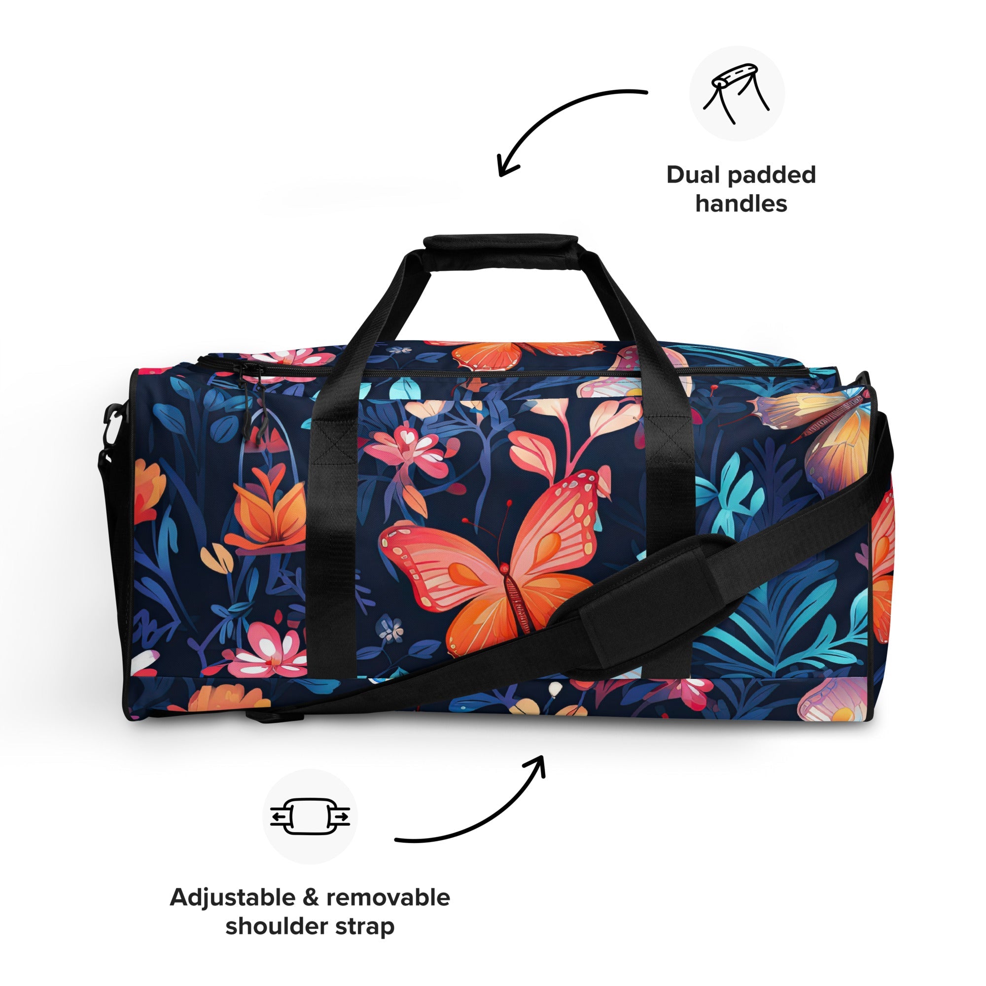 Butterfly Lover's Travel Perfect Duffle Bag