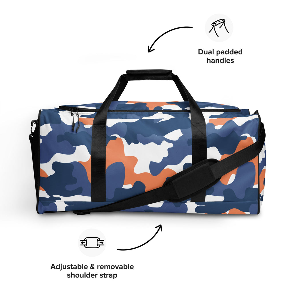 Military Mane Marble Duffle Bag