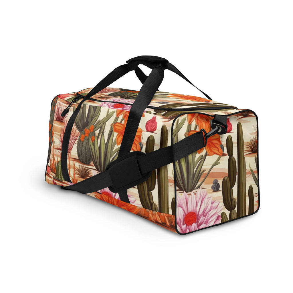 Floral Duffle Bag, Flower Lover Gym Bag, Botanical Travel Bag, Flower Enthusiast Bag, Blossom Duffle, Lovely Bloom Carryall, Spring Inspired Luggage