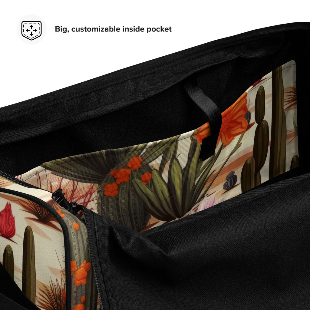 Floral Duffle Bag, Flower Lover Gym Bag, Botanical Travel Bag, Flower Enthusiast Bag, Blossom Duffle, Lovely Bloom Carryall, Spring Inspired Luggage