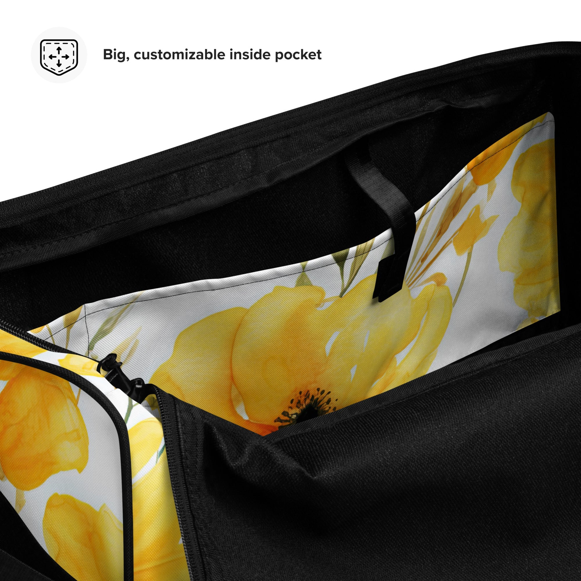 Floral Duffle Bag, Flower Lover Gym Bag, Botanical Travel Bag, Flower Enthusiast Bag, Blossom Duffle, Lovely Bloom Carryall, Spring Inspired Luggage