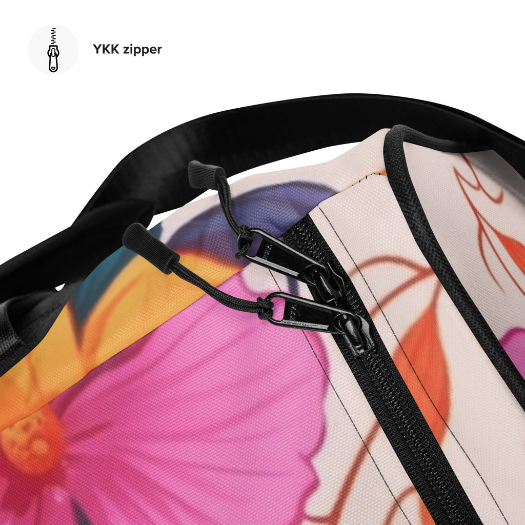 Floral Duffle Bag, Flower Lover Gym Bag, Botanical Travel Bag, Flower Enthusiast Bag, Blossom Duffle, Lovely Bloom Carryall, Spring Inspired Luggage