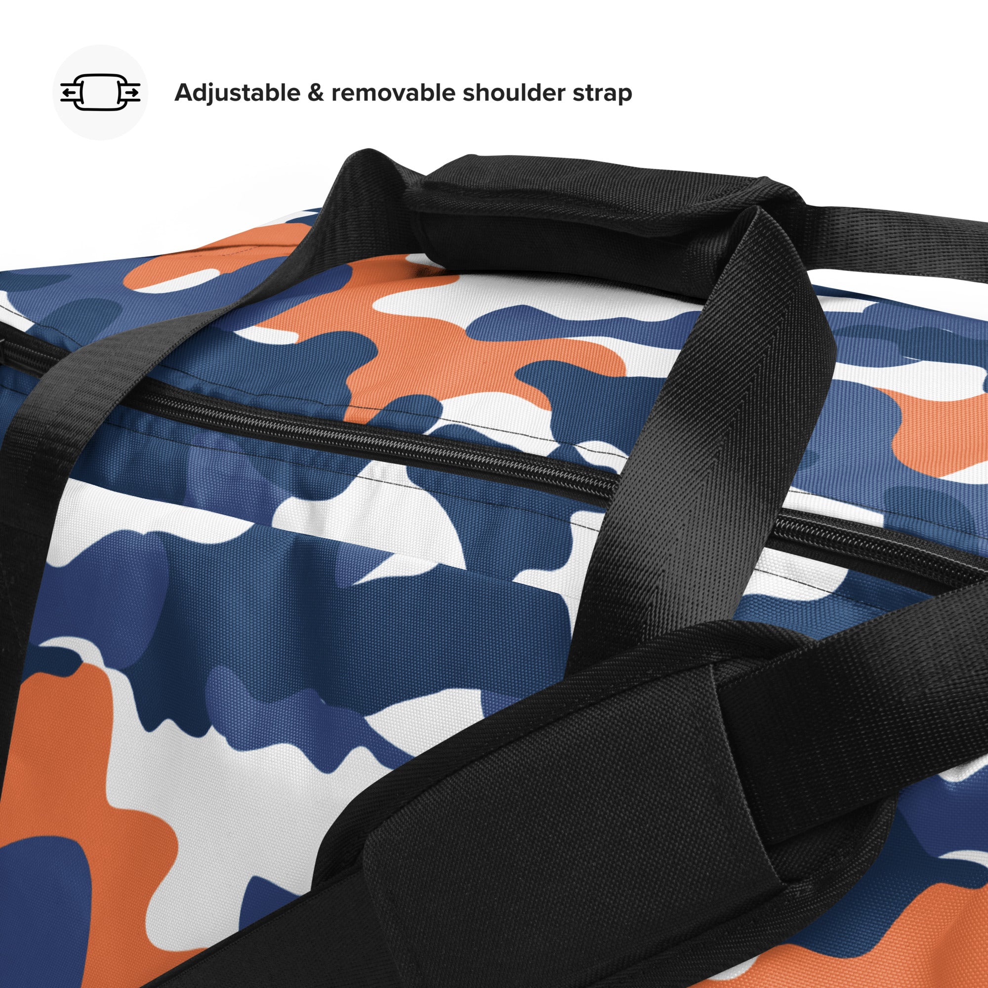 Military Mane Marble Duffle Bag